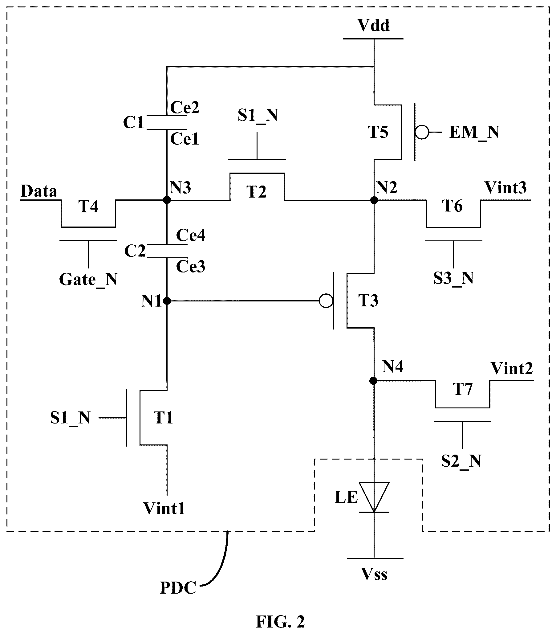Patent US12322336 Figure 2 – Pixel driving circuit and display apparatus