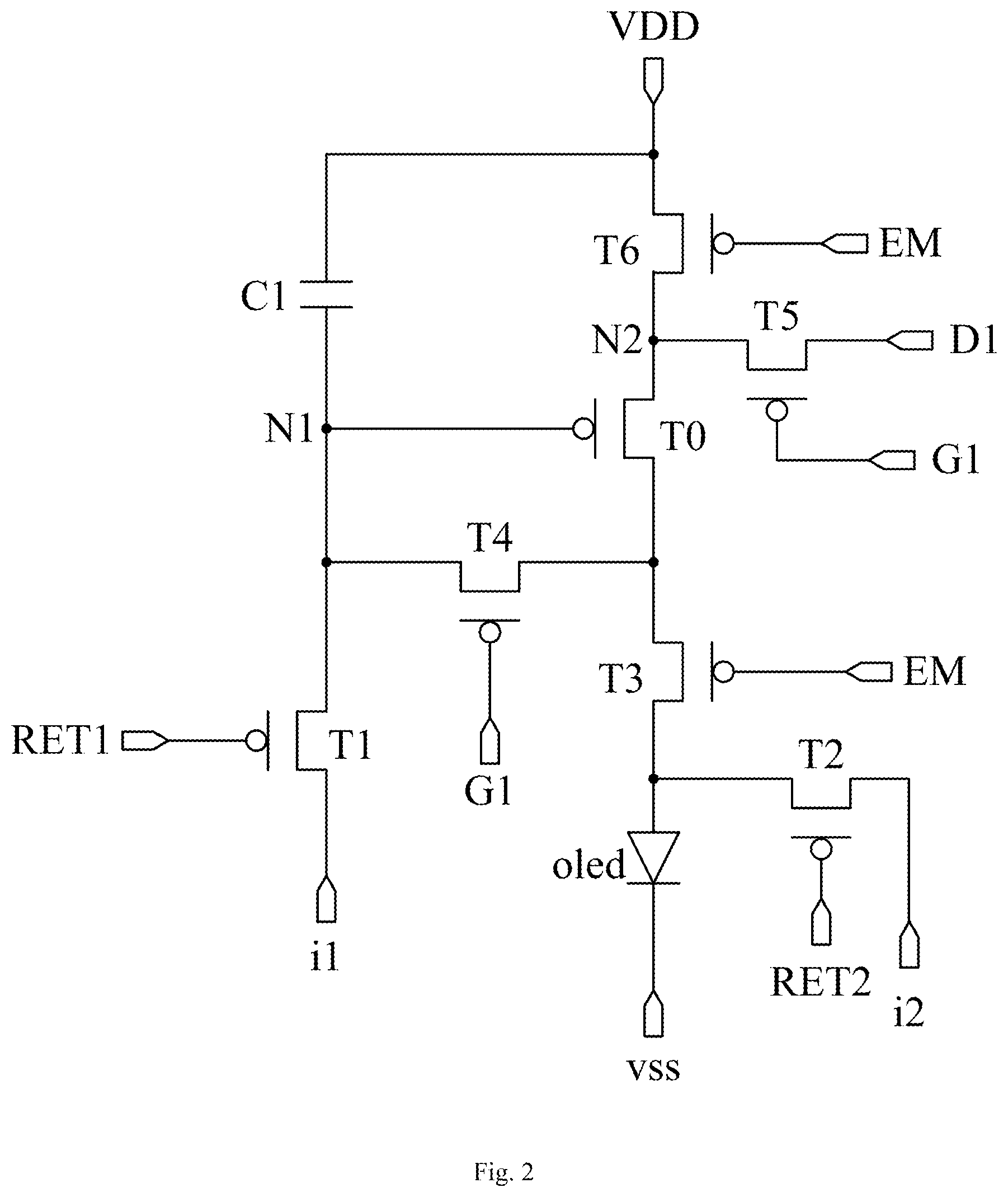 Patent US12322339 Figure 2 – Display panel