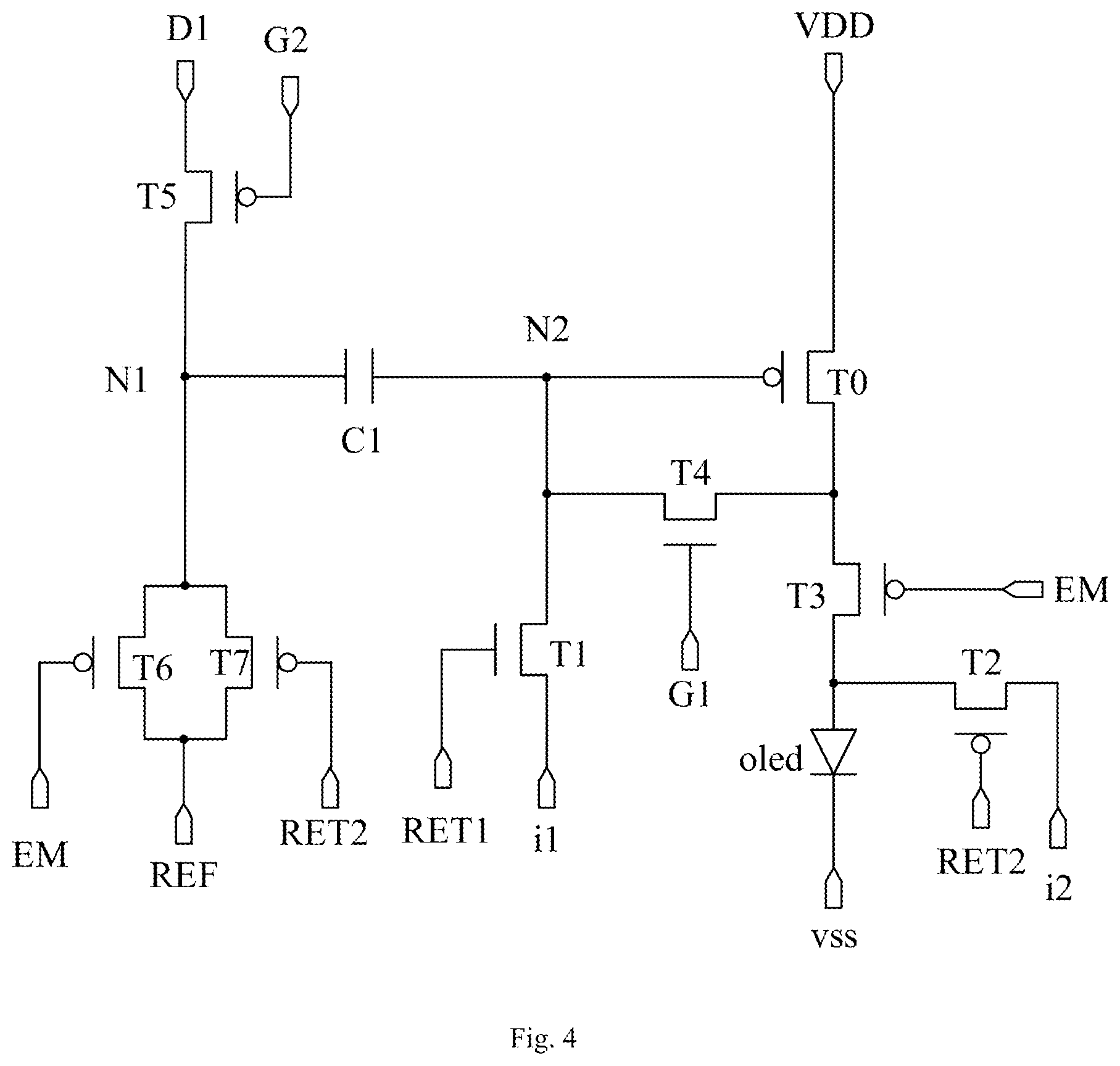 Patent US12322339 Figure 4 – Display panel