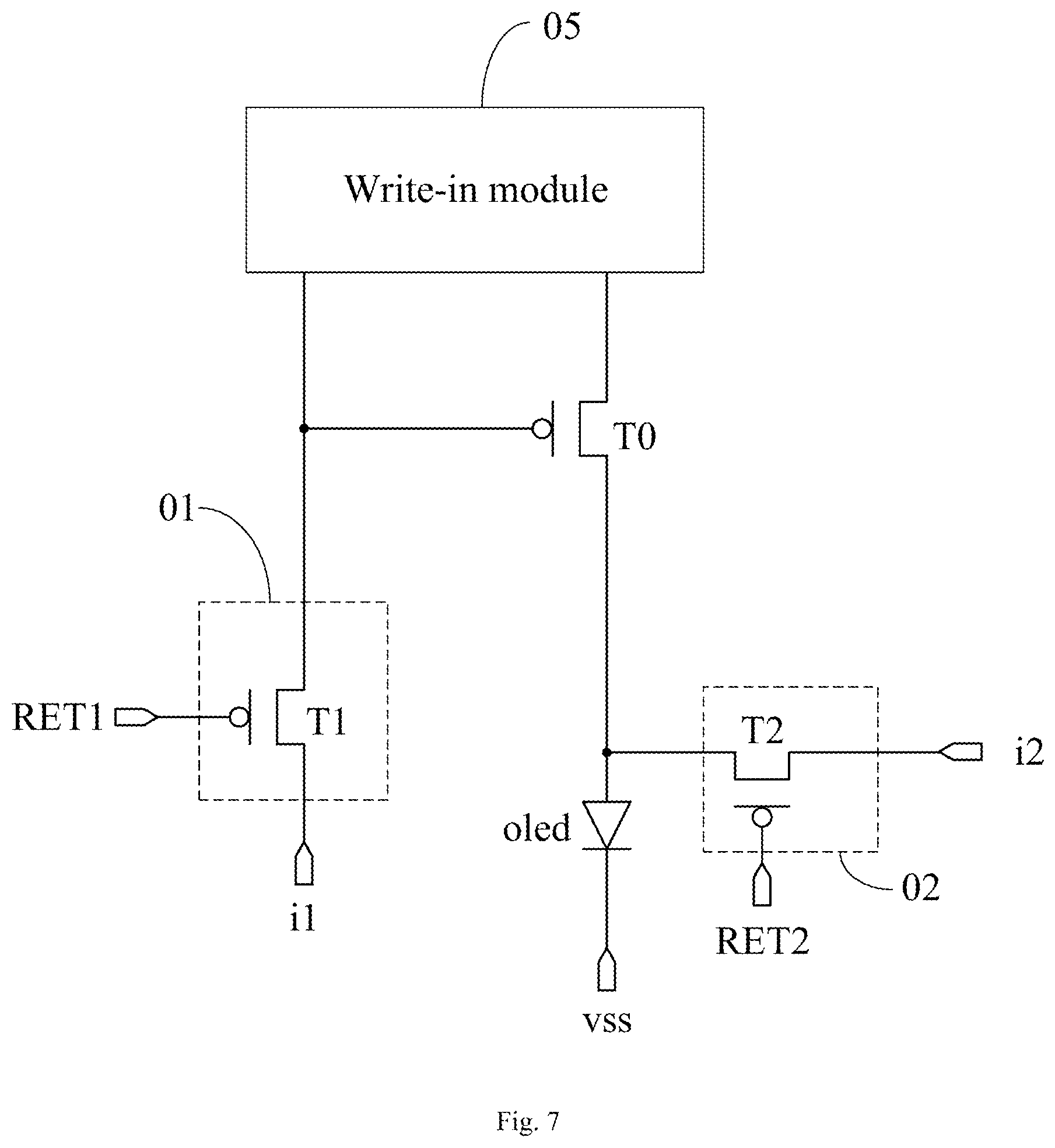 Patent US12322339 Figure 7 – Display panel