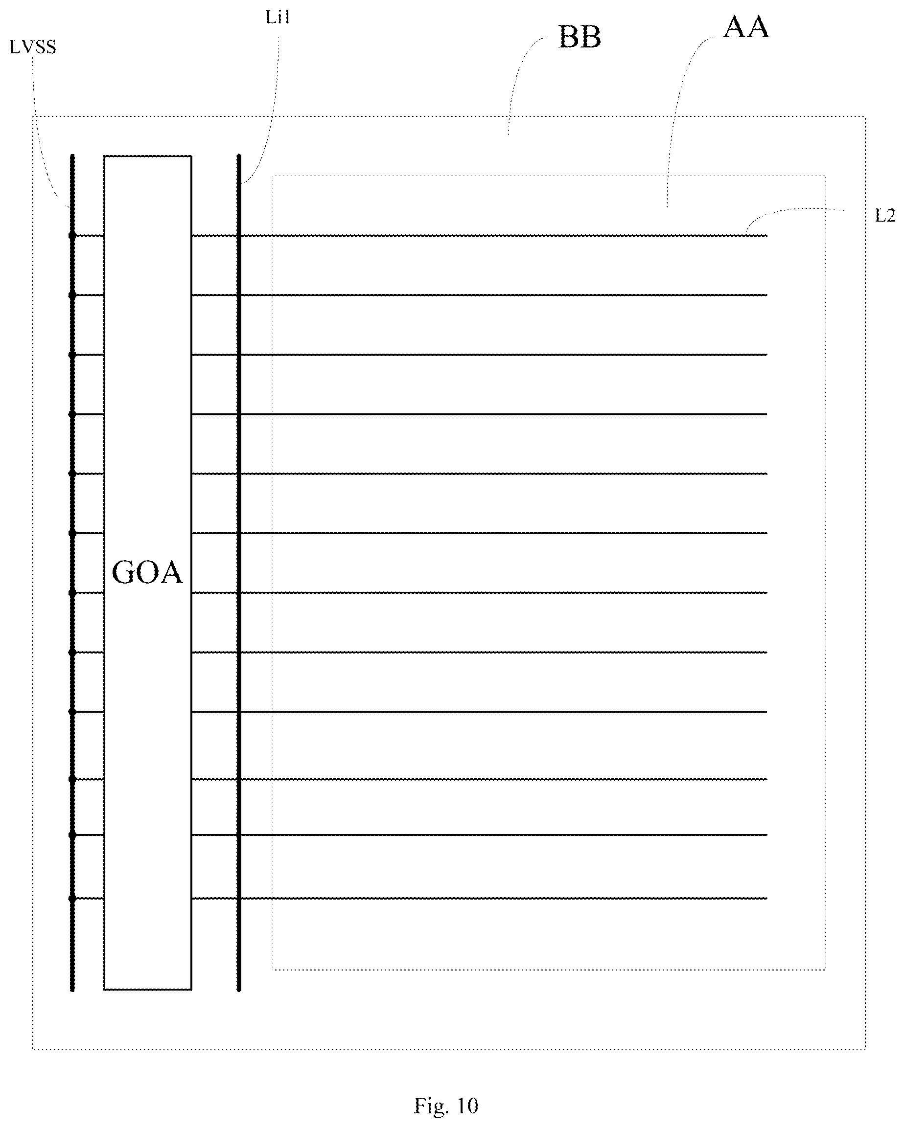 Patent US12322339 Figure 10 – Display panel