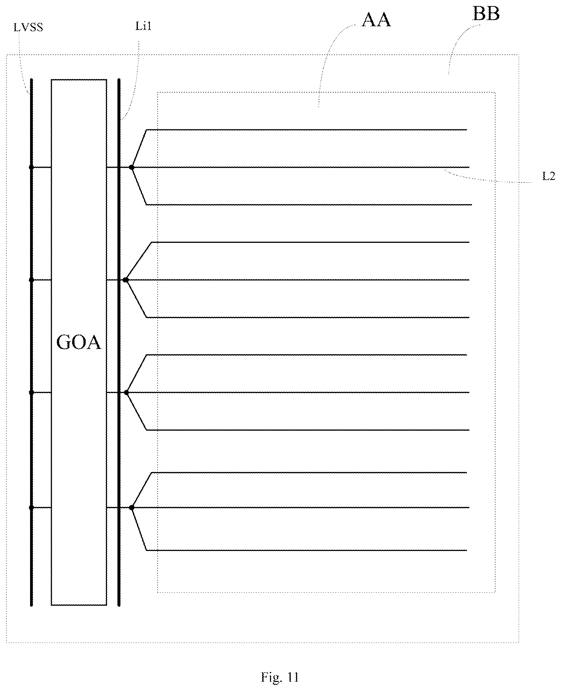 Patent US12322339 Figure 11 – Display panel