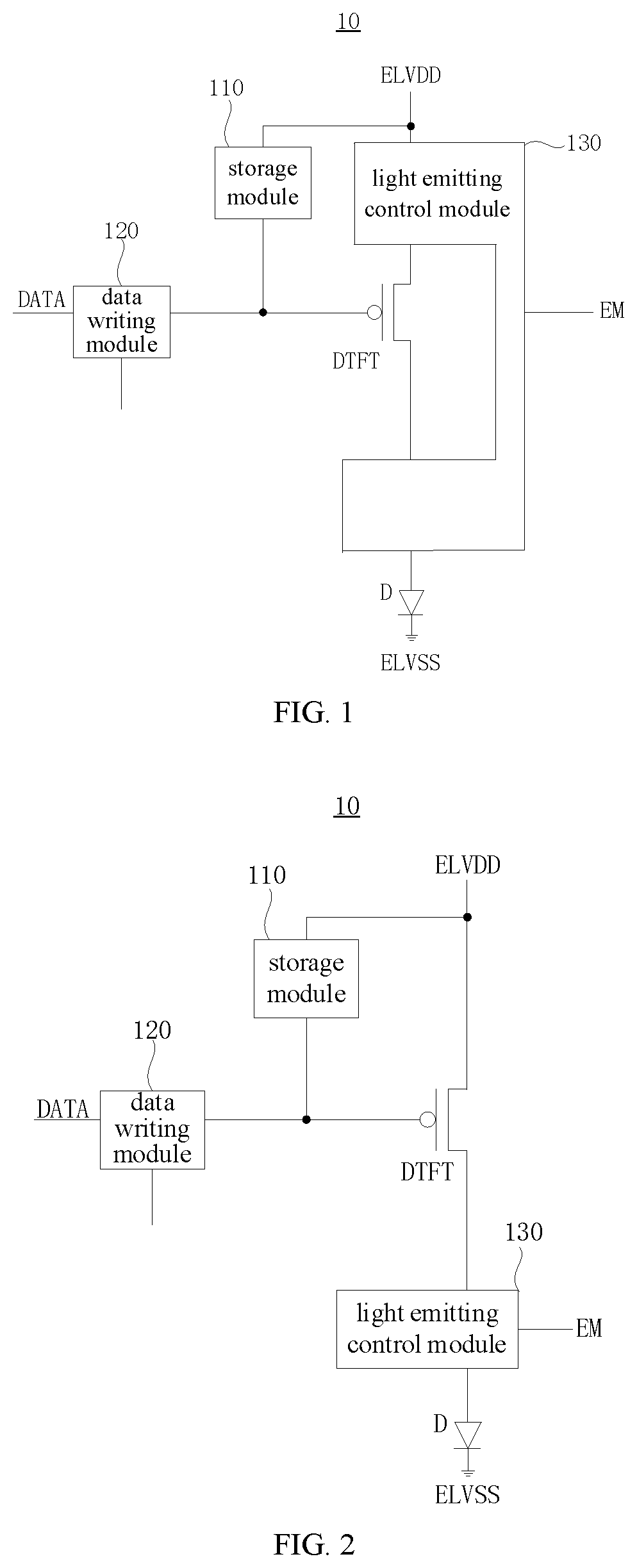 Patent US12322340 Figure 1 – Pixel circuit, display panel and brightness compensation method thereof