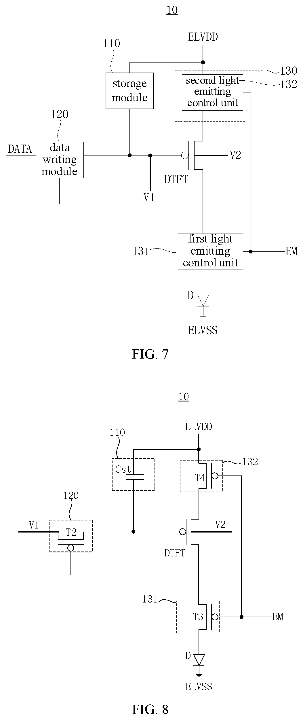 Patent US12322340 Figure 4 – Pixel circuit, display panel and brightness compensation method thereof