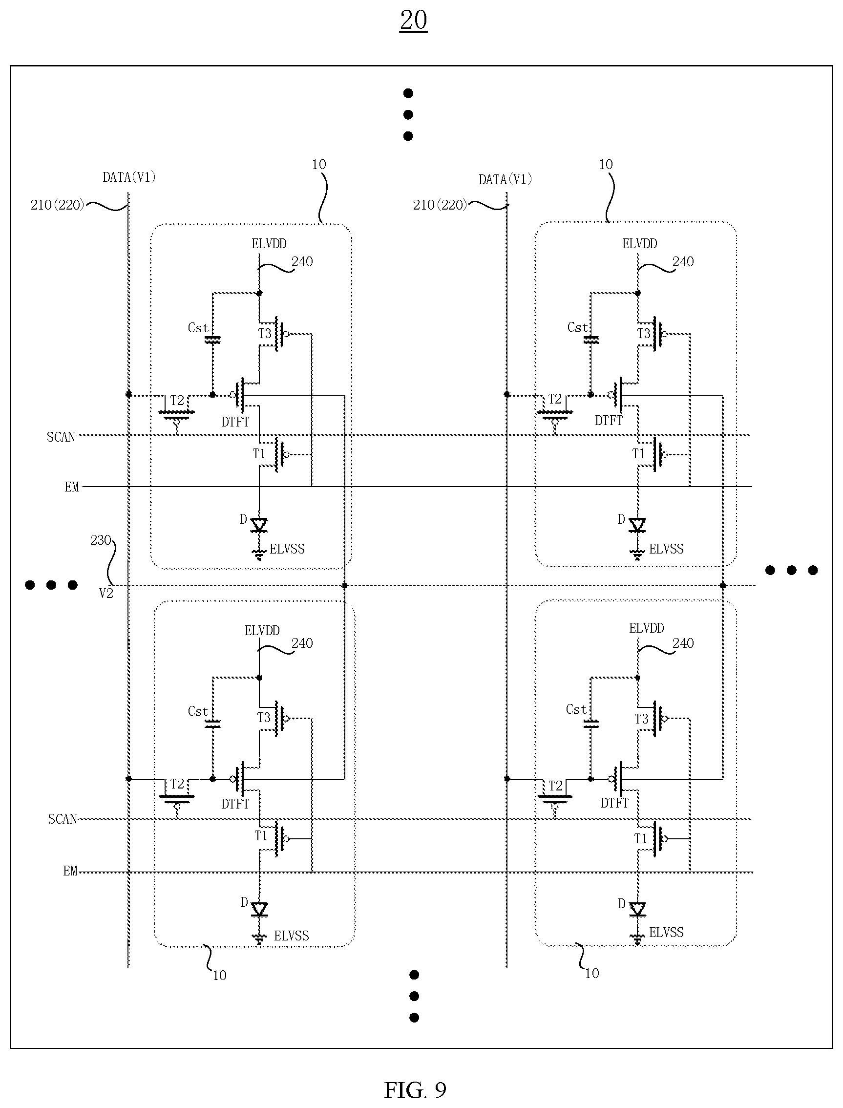 Patent US12322340 Figure 5 – Pixel circuit, display panel and brightness compensation method thereof