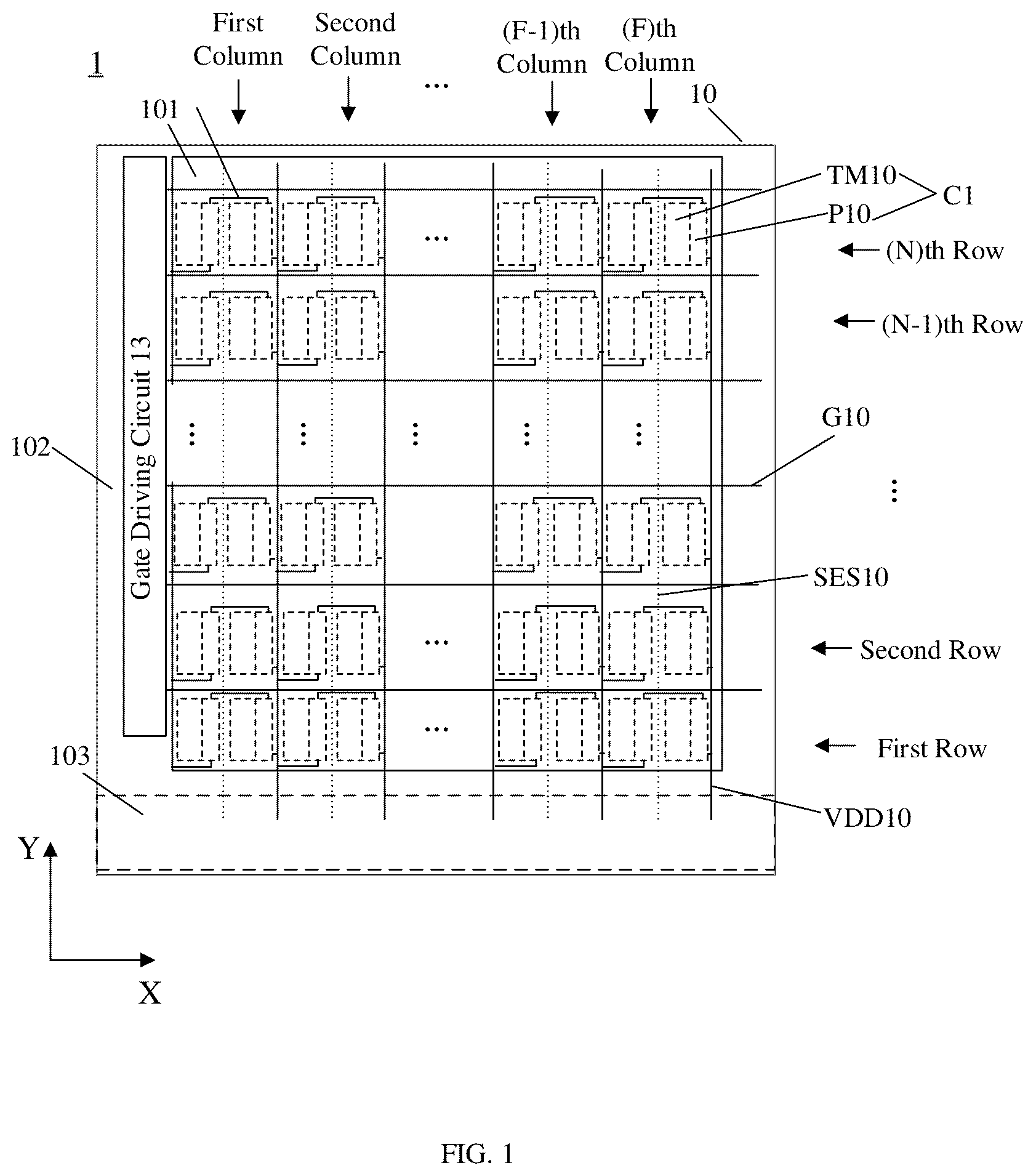 Patent US12322342 Figure 1 – Display substrate and display device