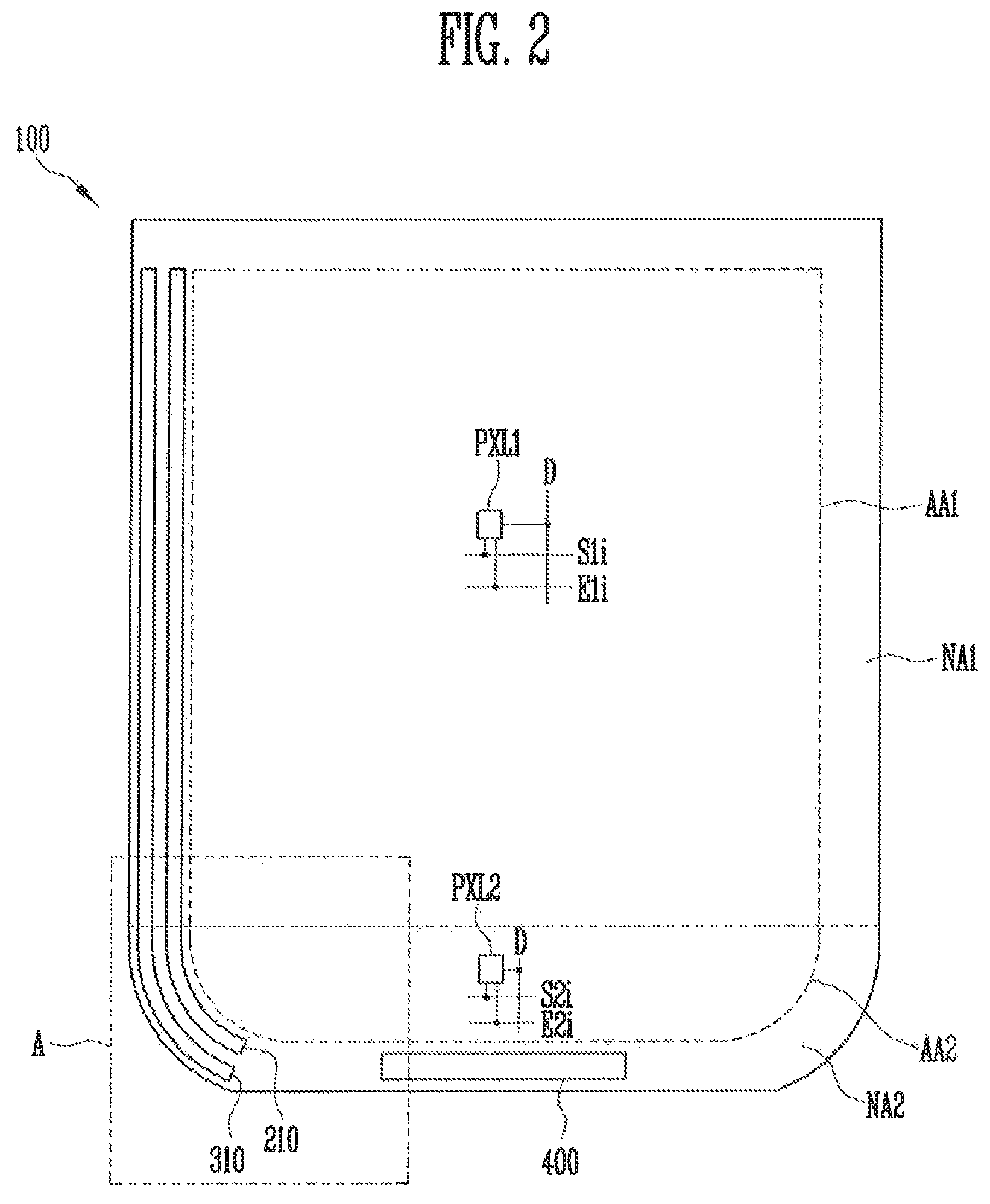 Patent US12322345 Figure 2 – Display device