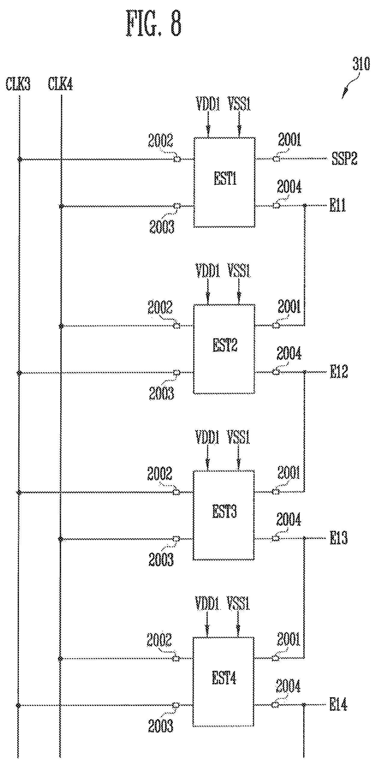 Patent US12322345 Figure 8 – Display device