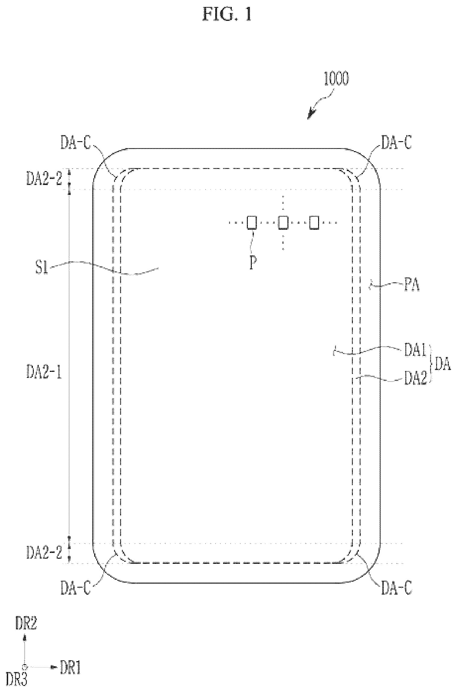 Patent US12322346 — Display device — Figure 1