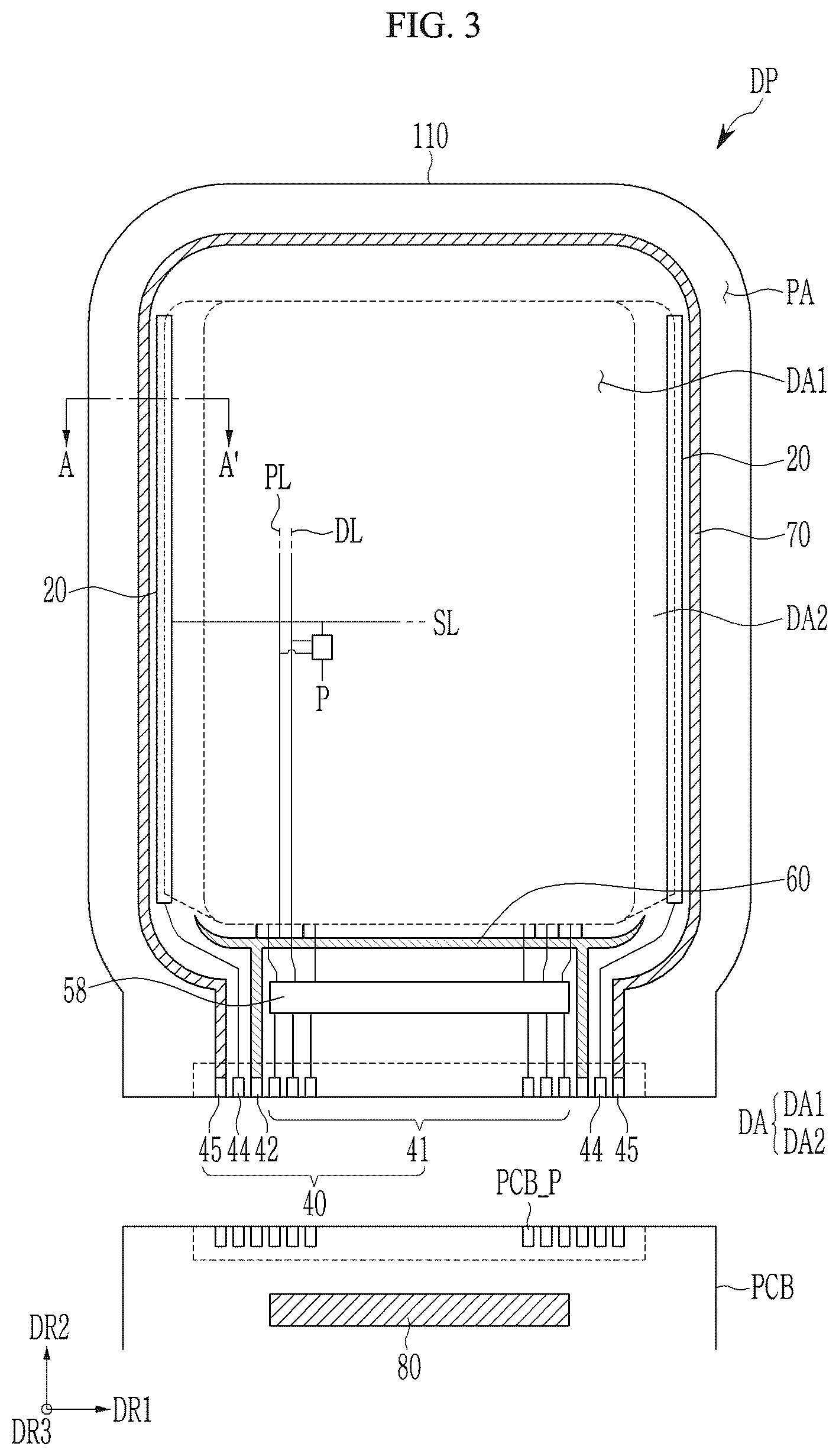 Patent US12322346 Figure 3 – Display device