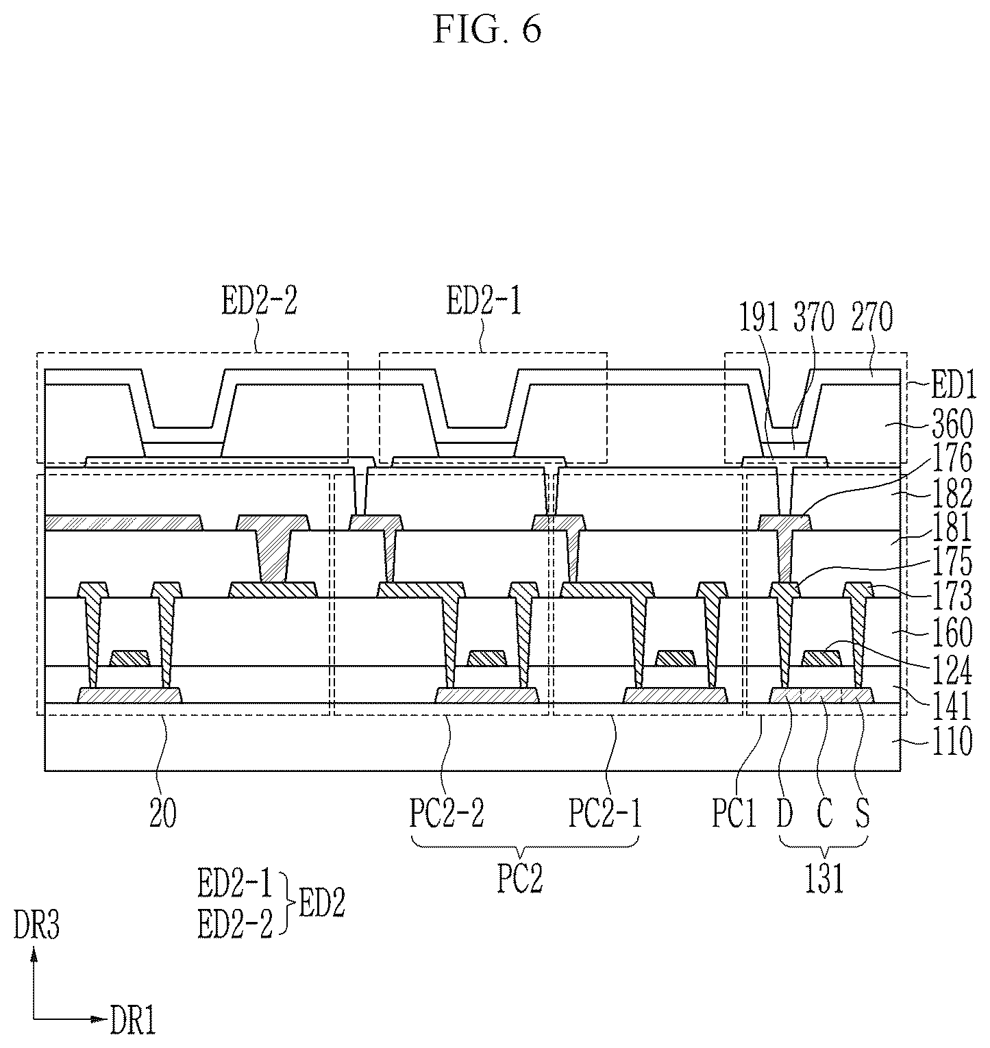 Patent US12322346 Figure 6 – Display device