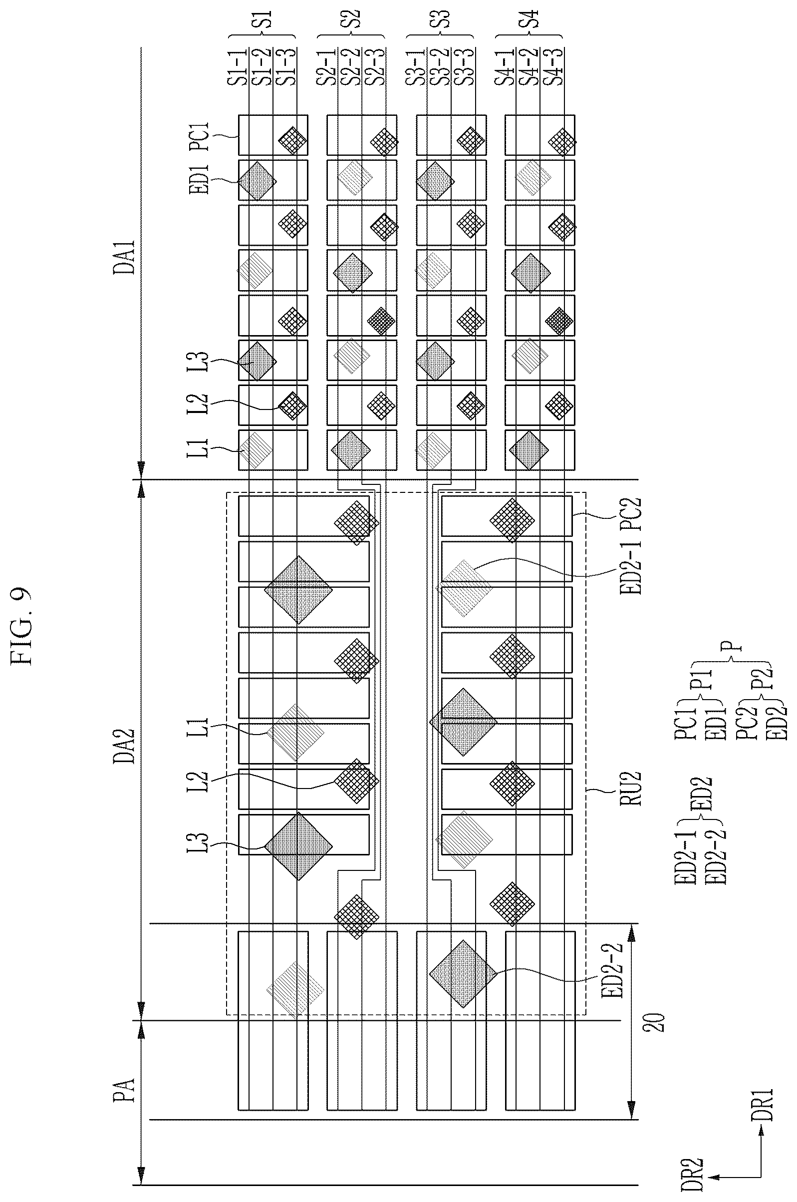 Patent US12322346 Figure 9 – Display device