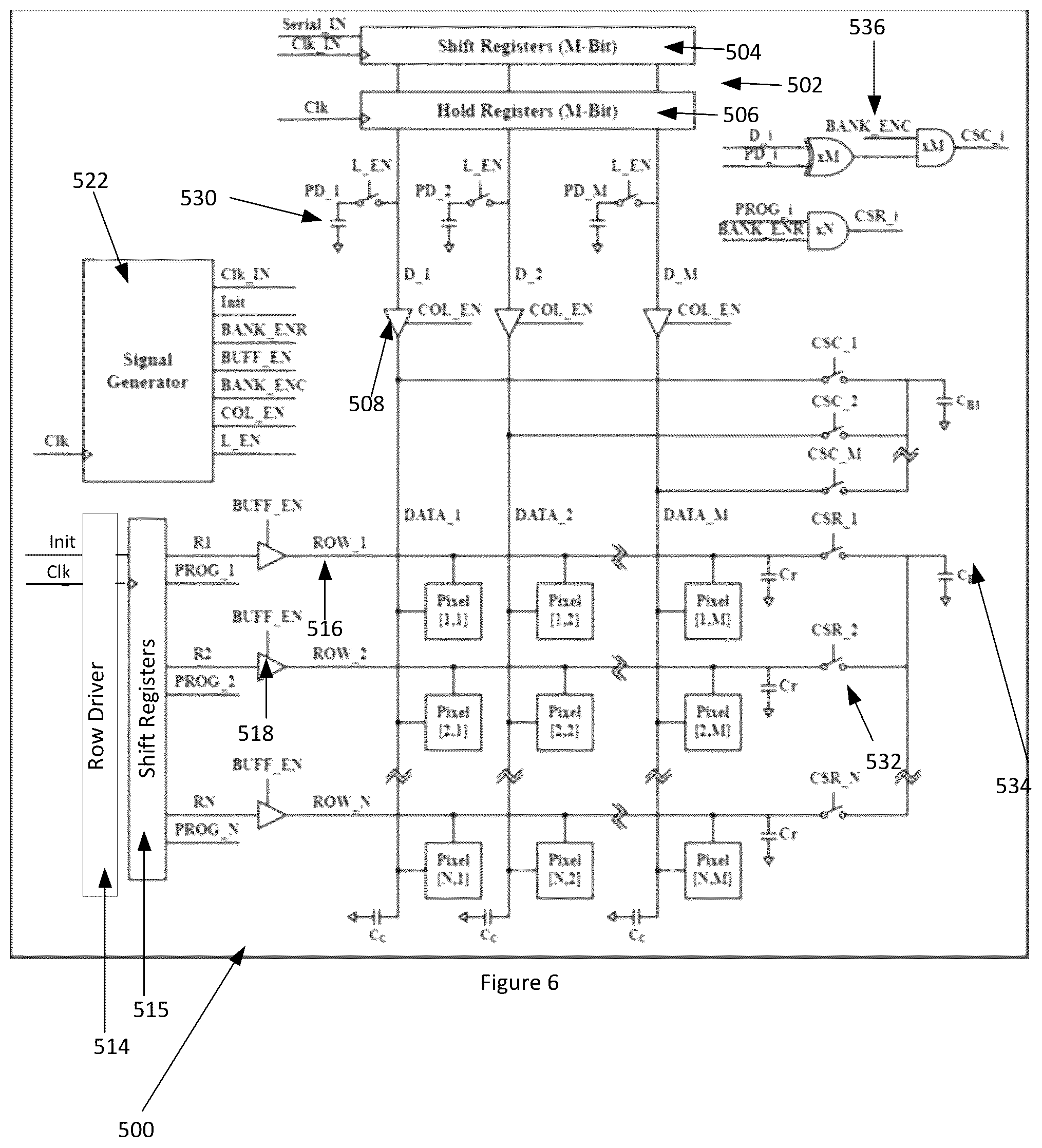 Patent US12322348 Figure 7 – Low-power active matrix display with row and/or data driver energy recycling techniques