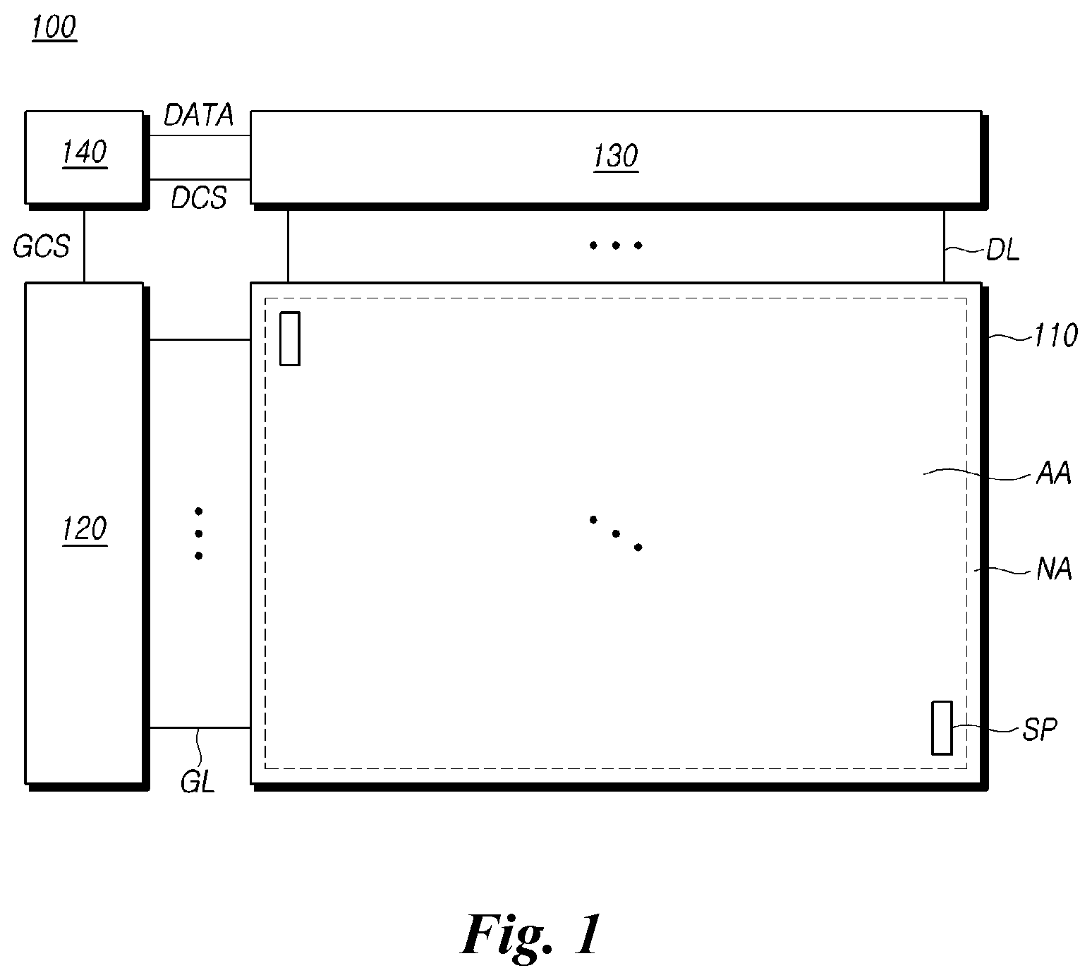 Patent US12322349 Figure 1 – Data driving circuit and display device