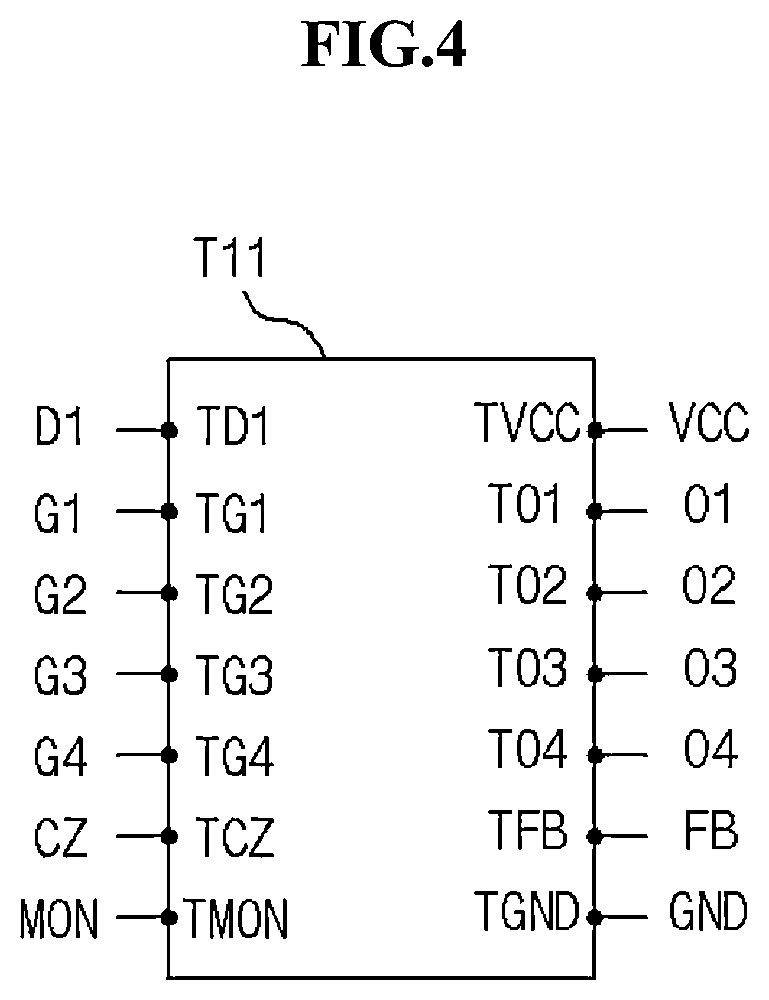 Patent US12322350 Figure 4 – Backlight device for display and current control integrated circuit thereof