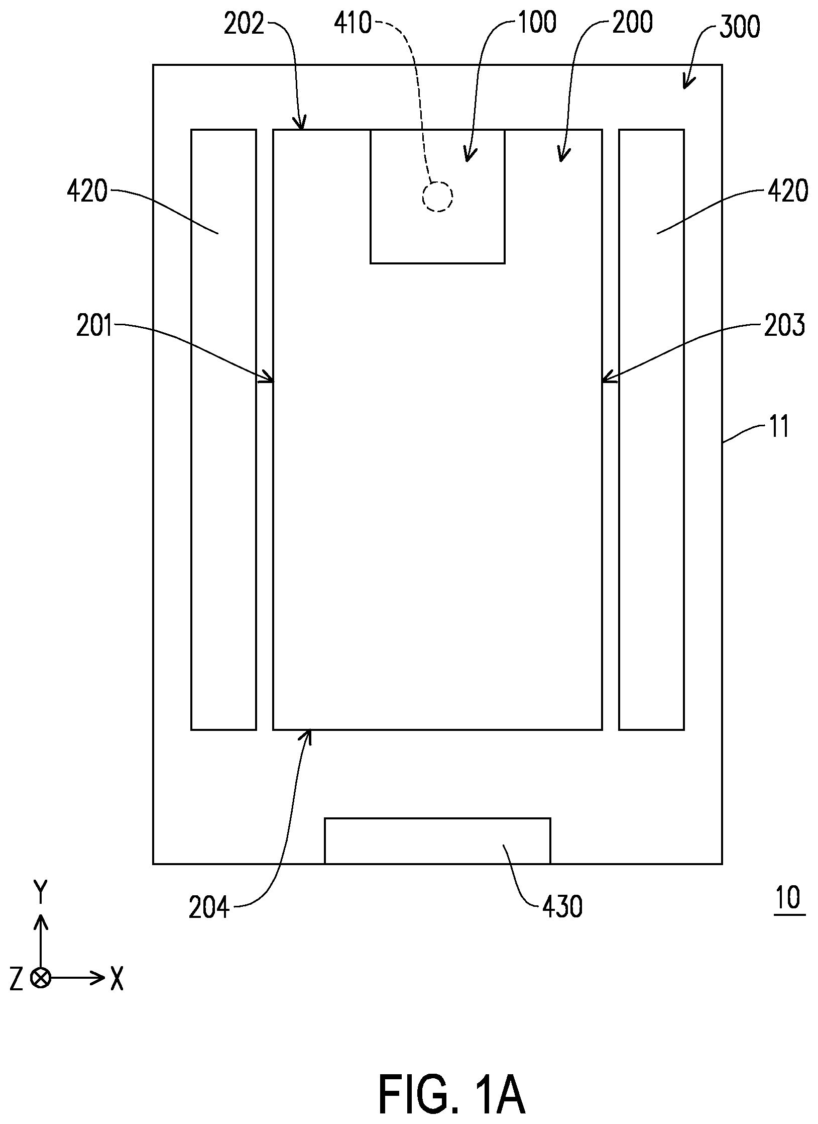 Patent US12322354 Figure 1 – Display device