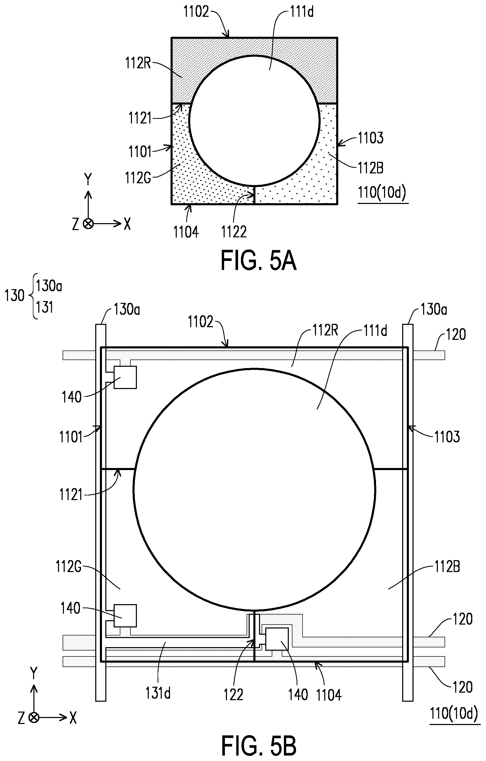 Patent US12322354 Figure 5 – Display device