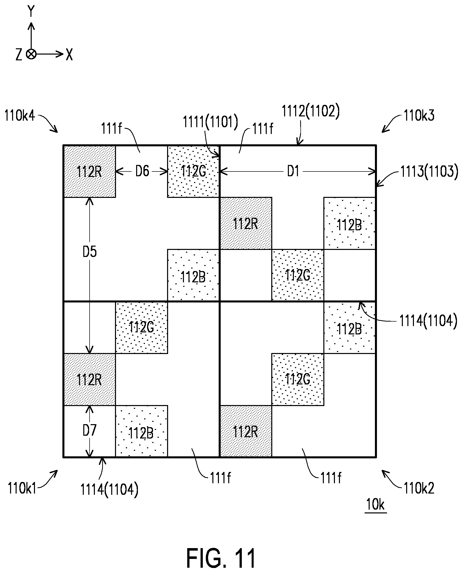 Patent US12322354 Figure 12 – Display device