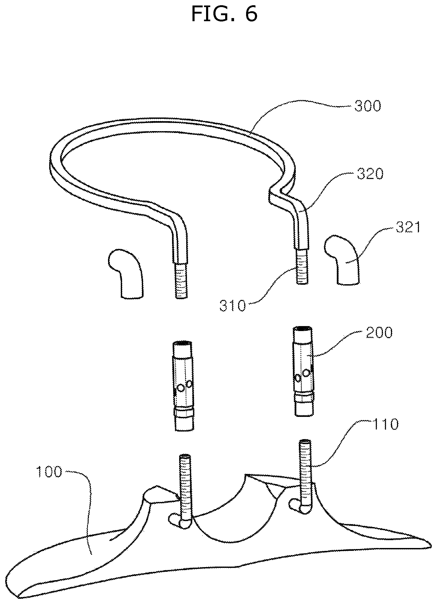 Patent US12322361 Figure 5 – Shoulder rest for violin