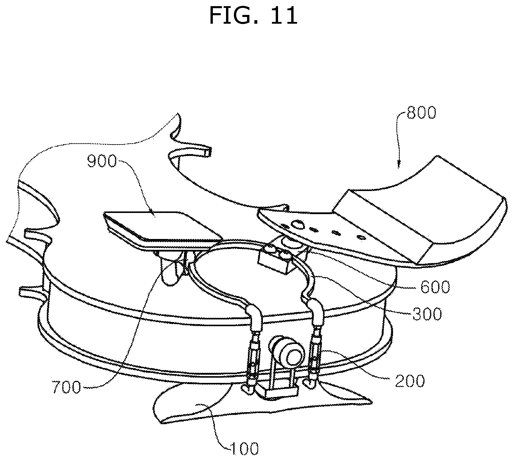Patent US12322361 Figure 8 – Shoulder rest for violin