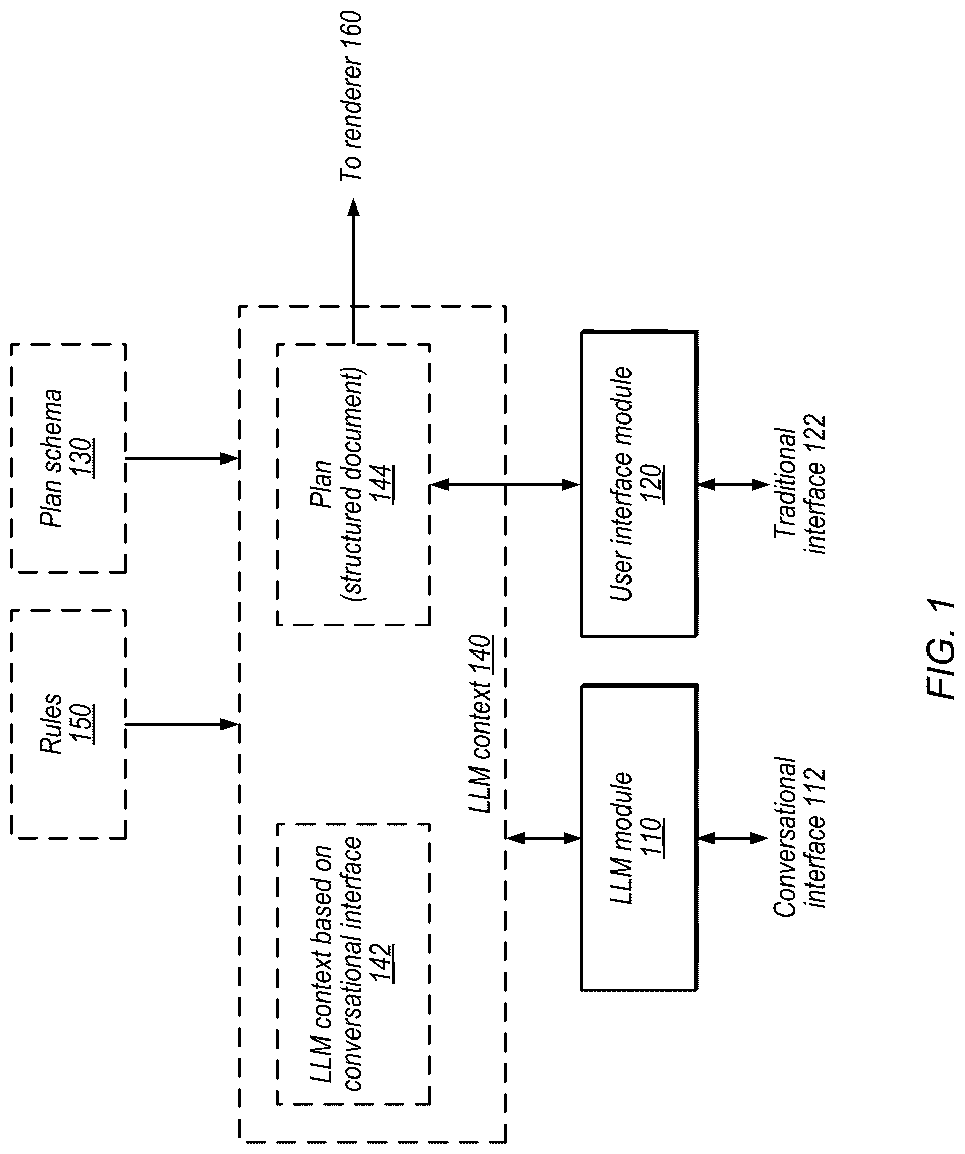 Patent US12322363 Figure 1 – Techniques for generating musical plan based on both explicit user parameter adjustments and automated parameter adjustments based on conversational interface