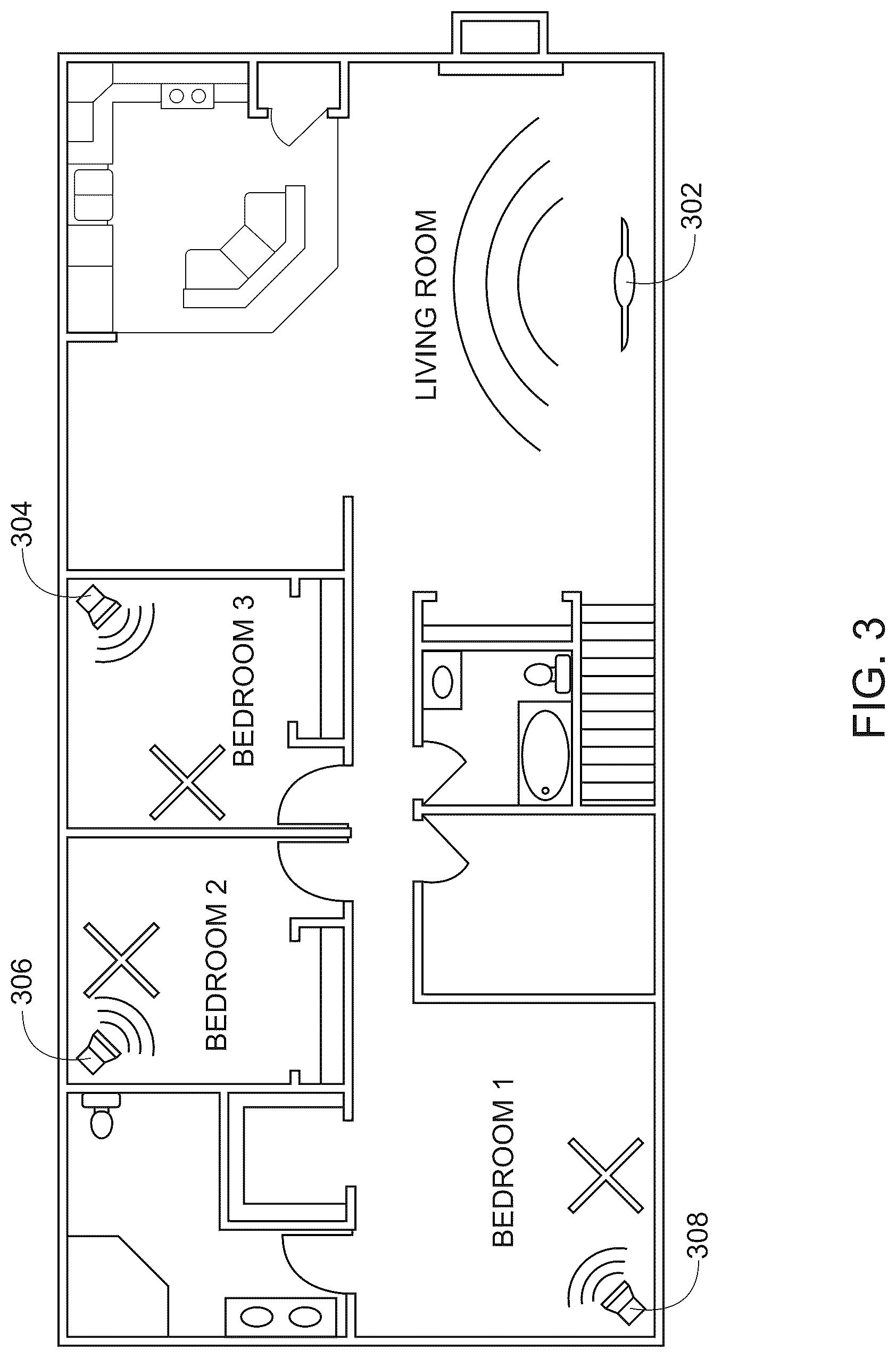 Patent US12322367 Figure 4 – Sound wave dead spot generation