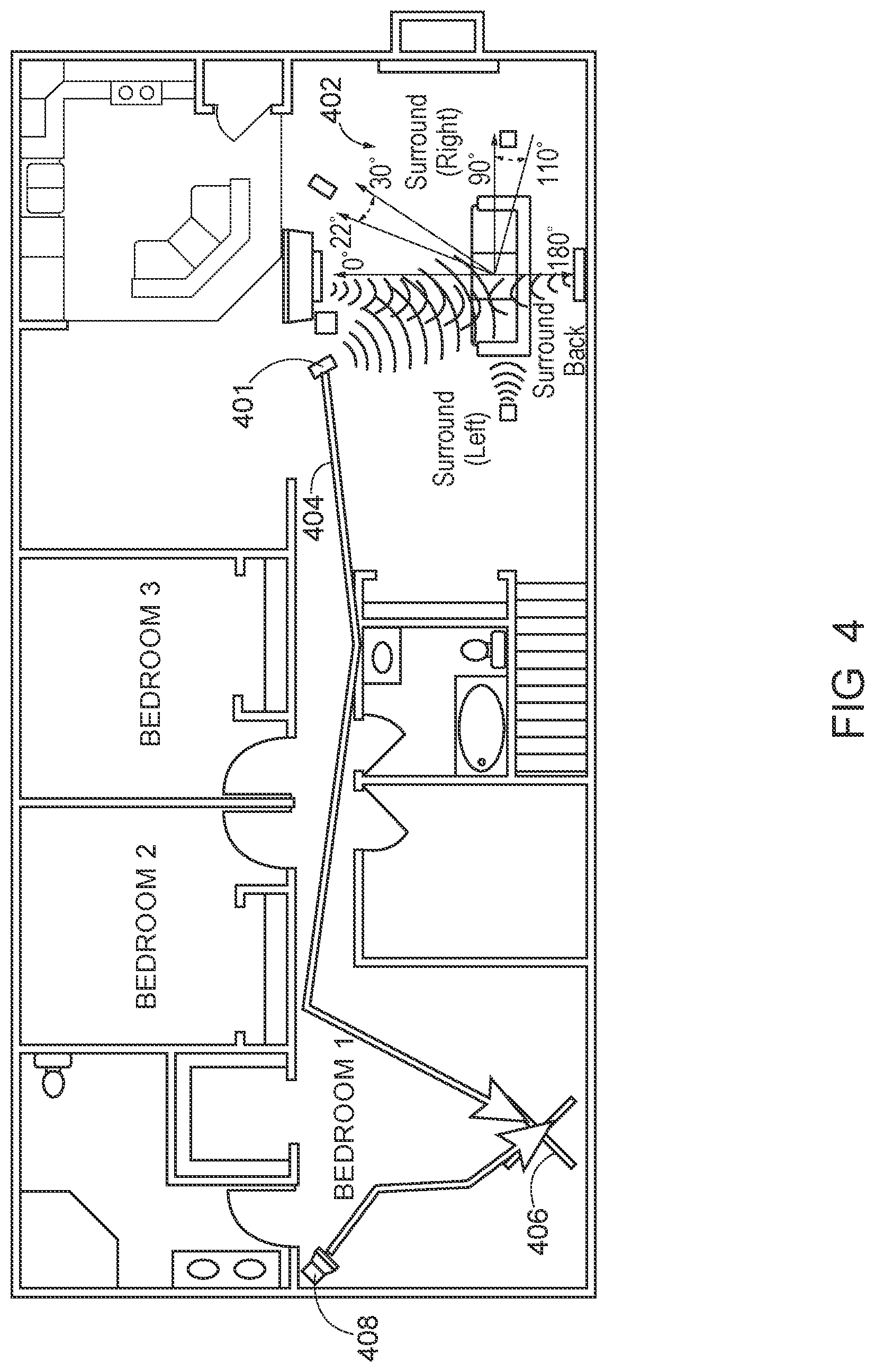 Patent US12322367 Figure 5 – Sound wave dead spot generation