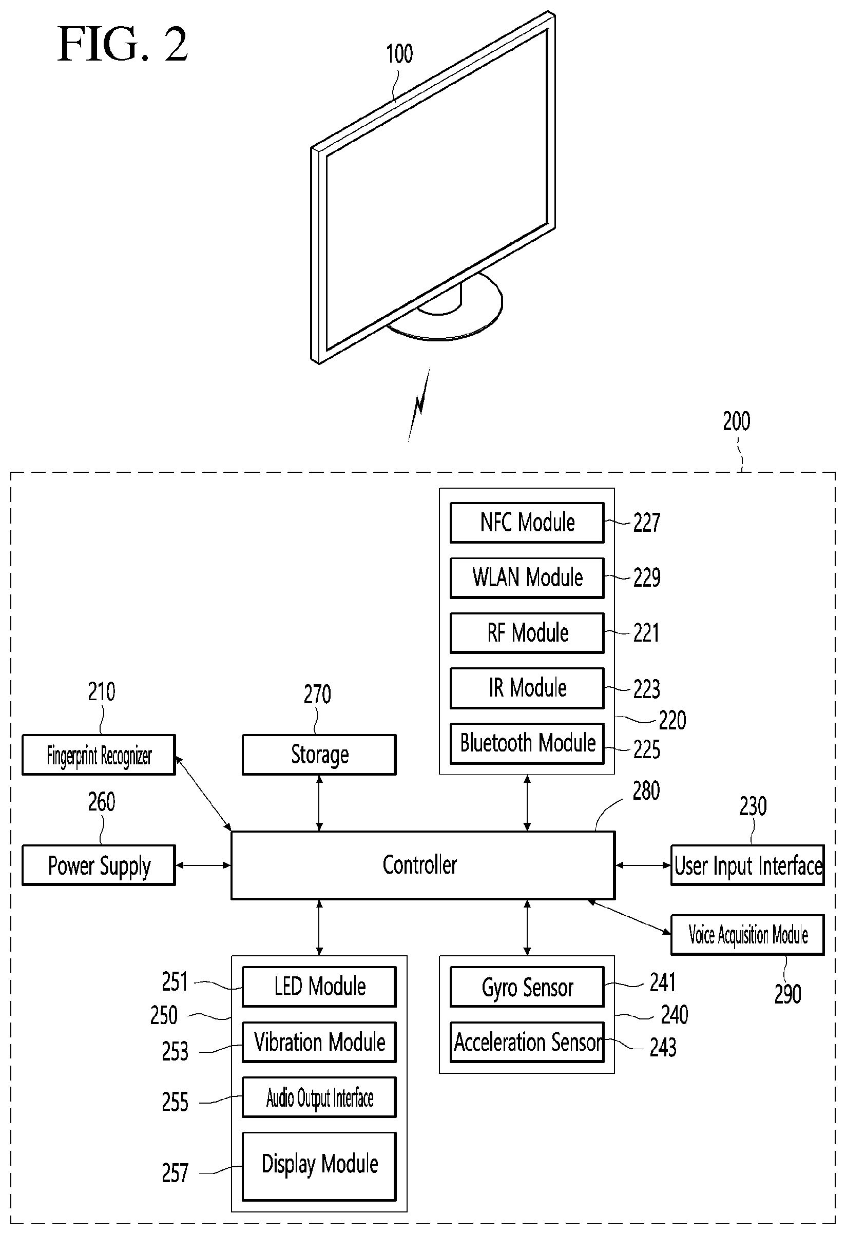 Patent US12322386 Figure 2 – Display device and operation method for same