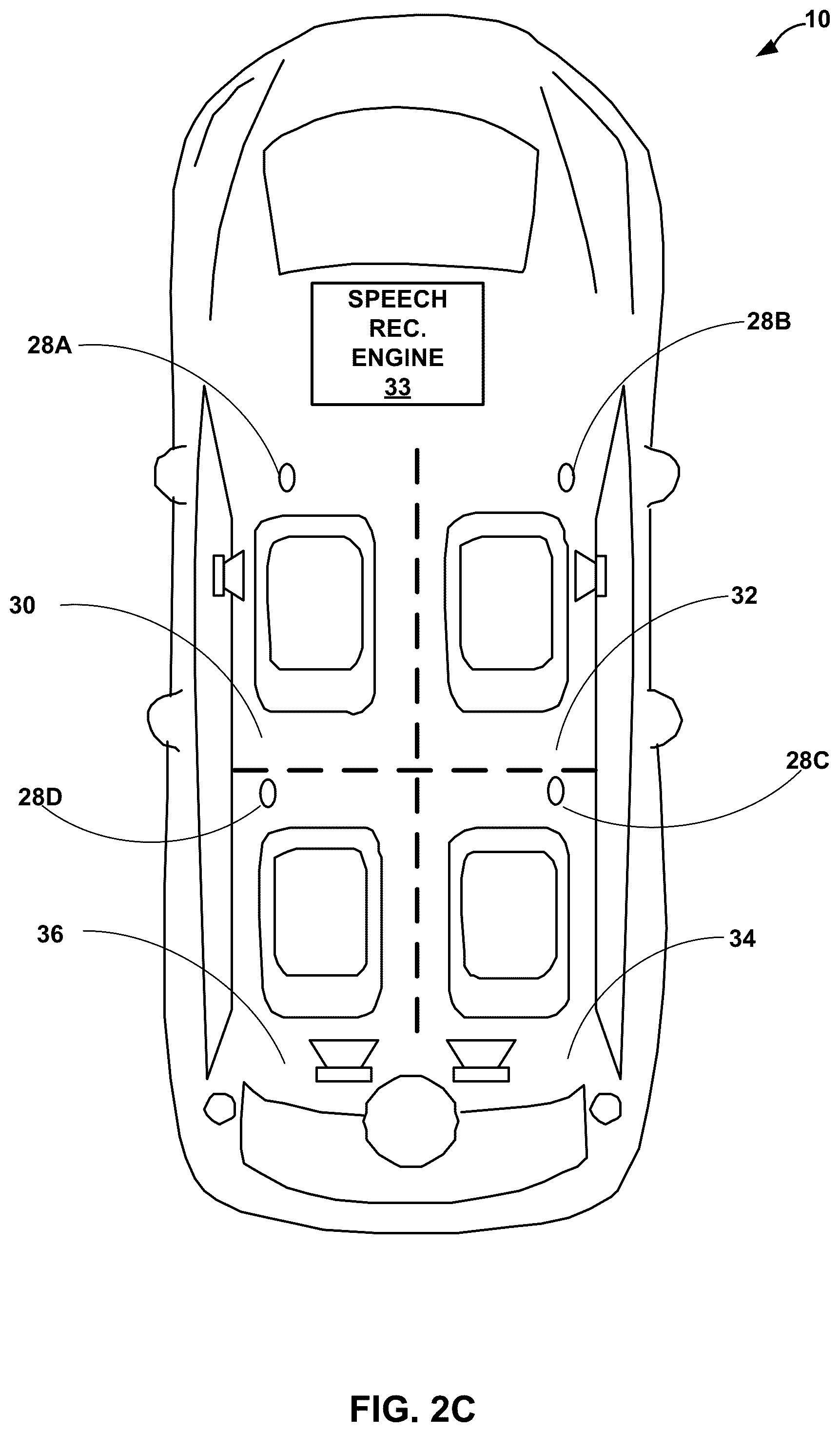 Patent US12322387 Figure 4 – In-vehicle voice command control