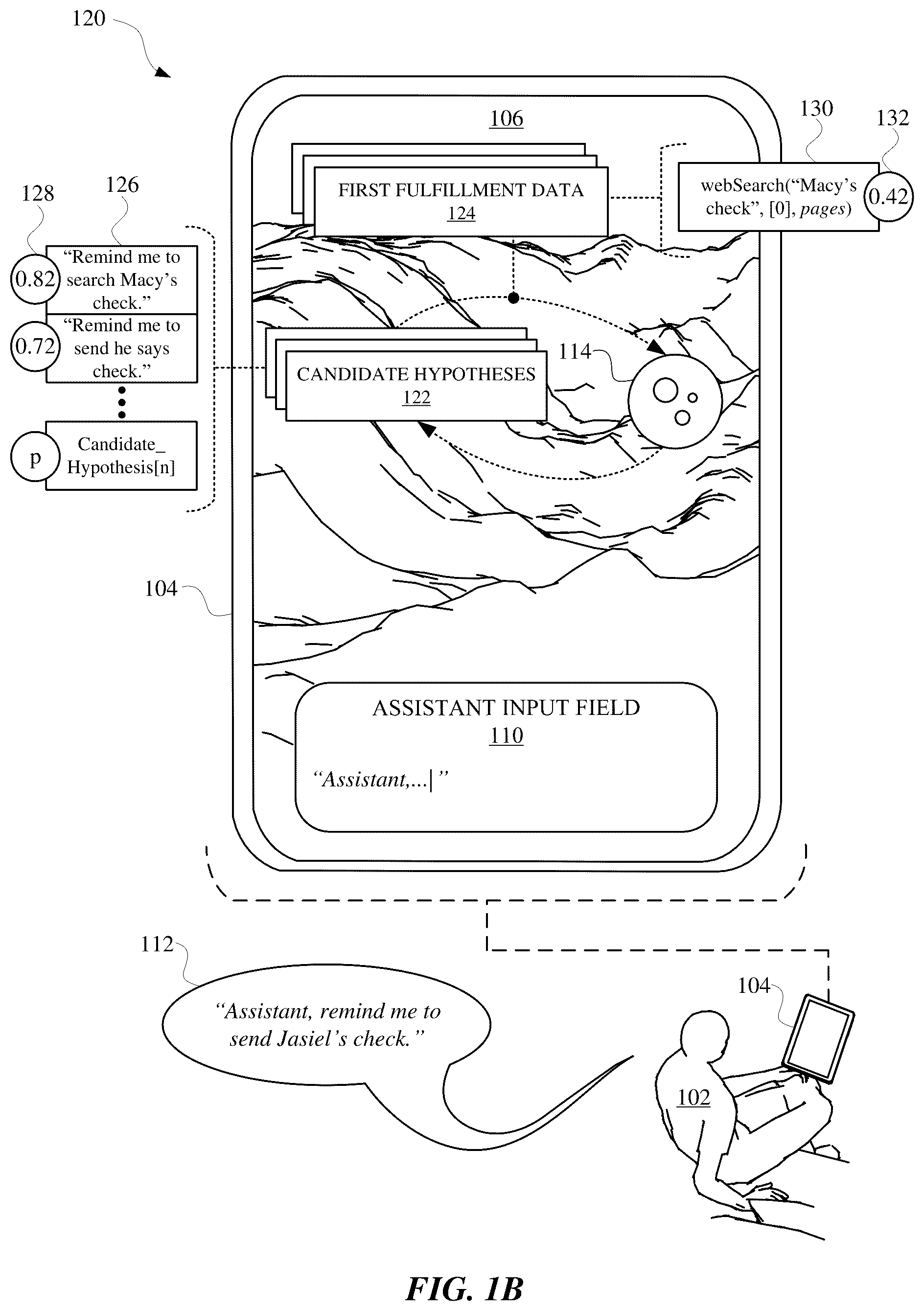 Patent US12322388 Figure 2 – Correcting speech recognition errors by considering prior user edits and/or assessing fulfillment data