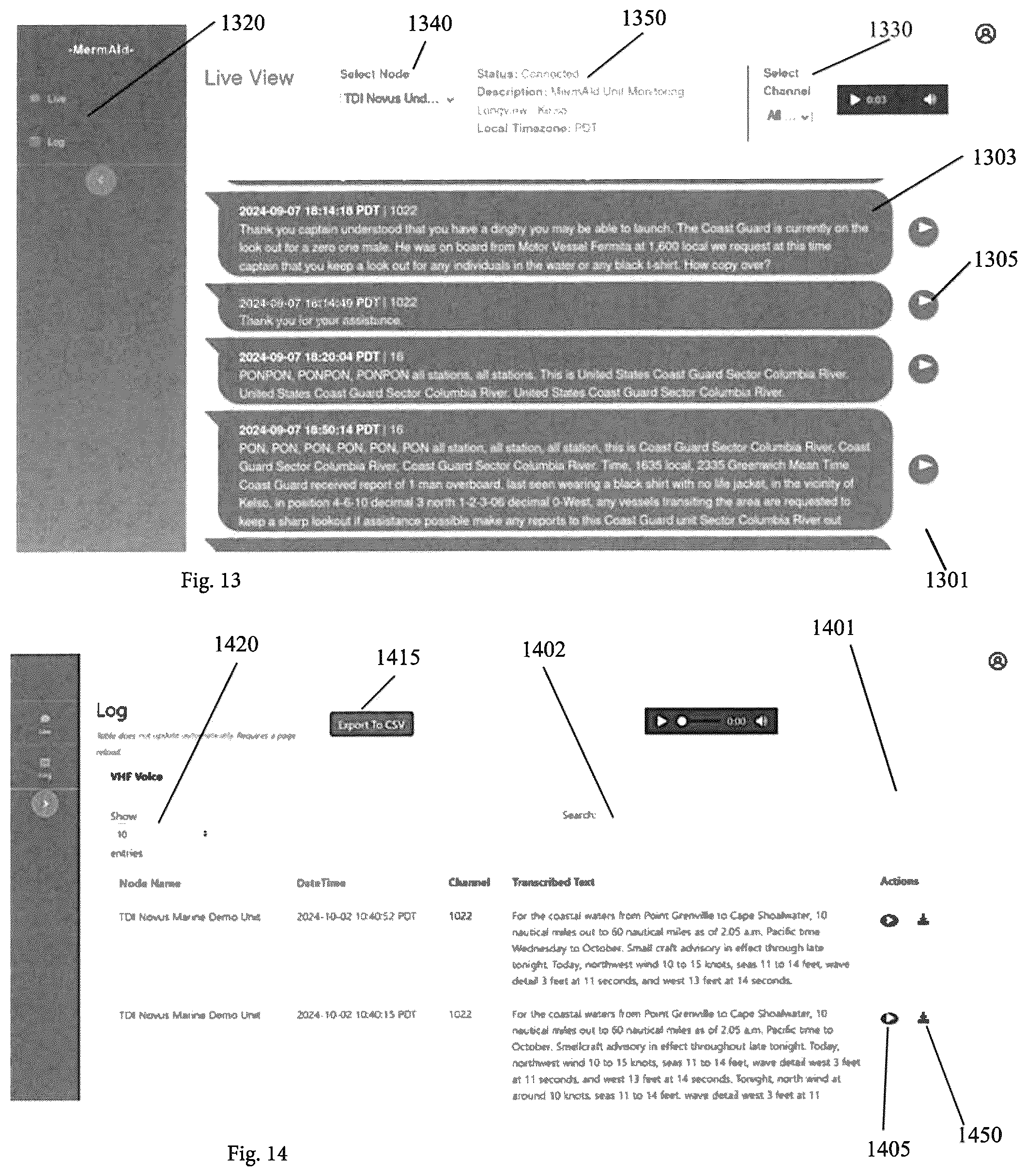 Patent US12322392 Figure 13 – Automated system and method that services inquiring vessels