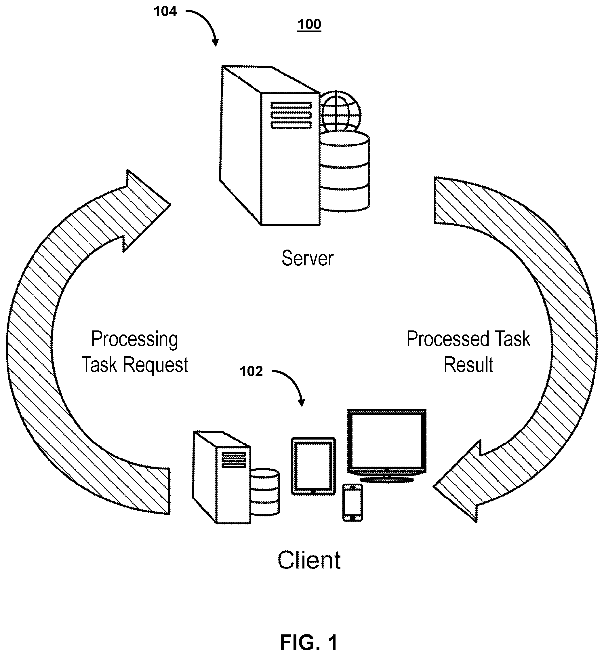 Patent US12322395 Figure 1 – Methods and systems for propagating a stopping condition in a distributed multiple-producer, multiple-consumer system