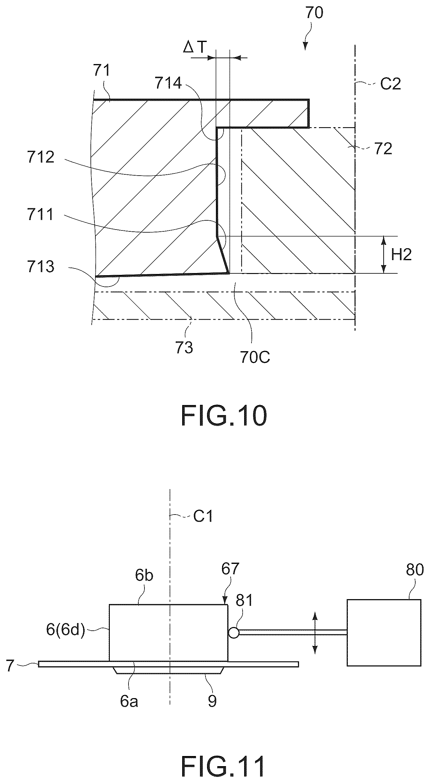Patent US12322415 Figure 7 – Tape reel with reel hub having expanding outer peripheral regions, tape cartridge, and apparatus for producing tape reel