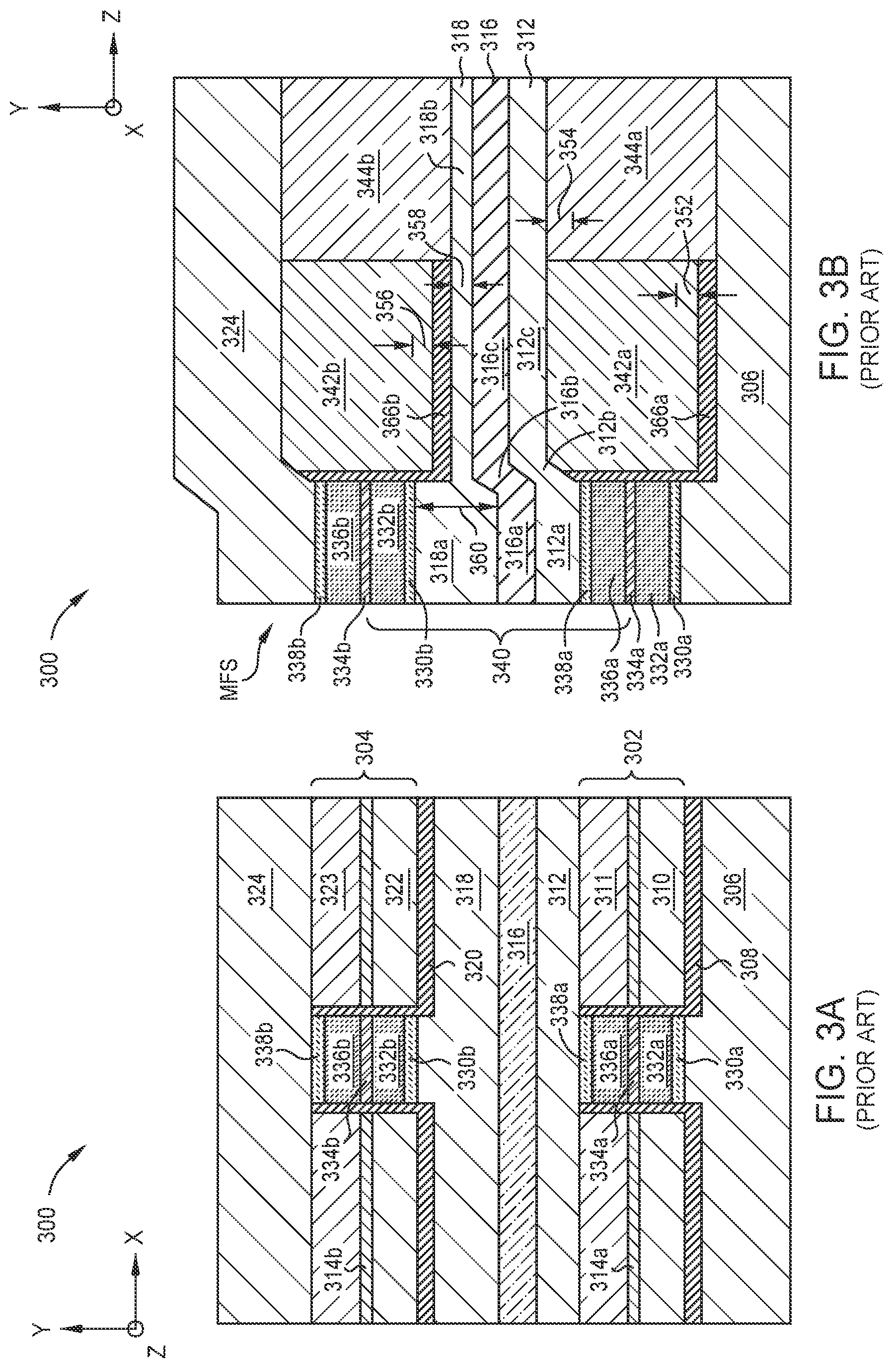 Patent US12322420 Figure 3 – Middle shields two-dimensional magnetic recording read heads