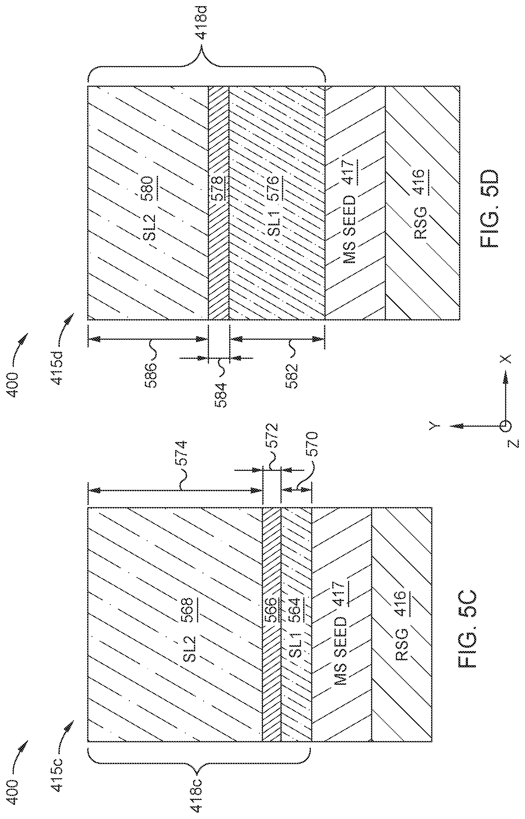 Patent US12322420 Figure 6 – Middle shields two-dimensional magnetic recording read heads