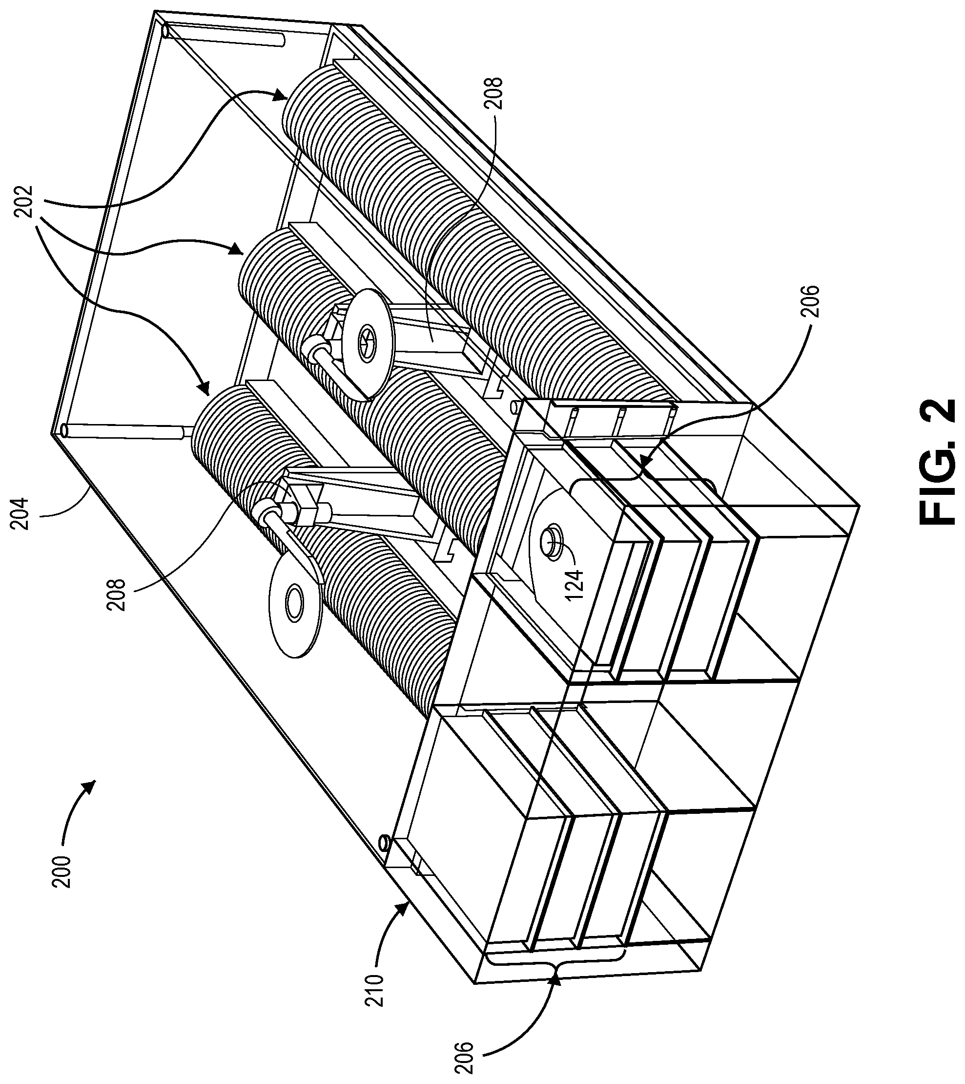 Patent US12322422 Figure 2 – Servo-write for magnetic disk media archival data storage system