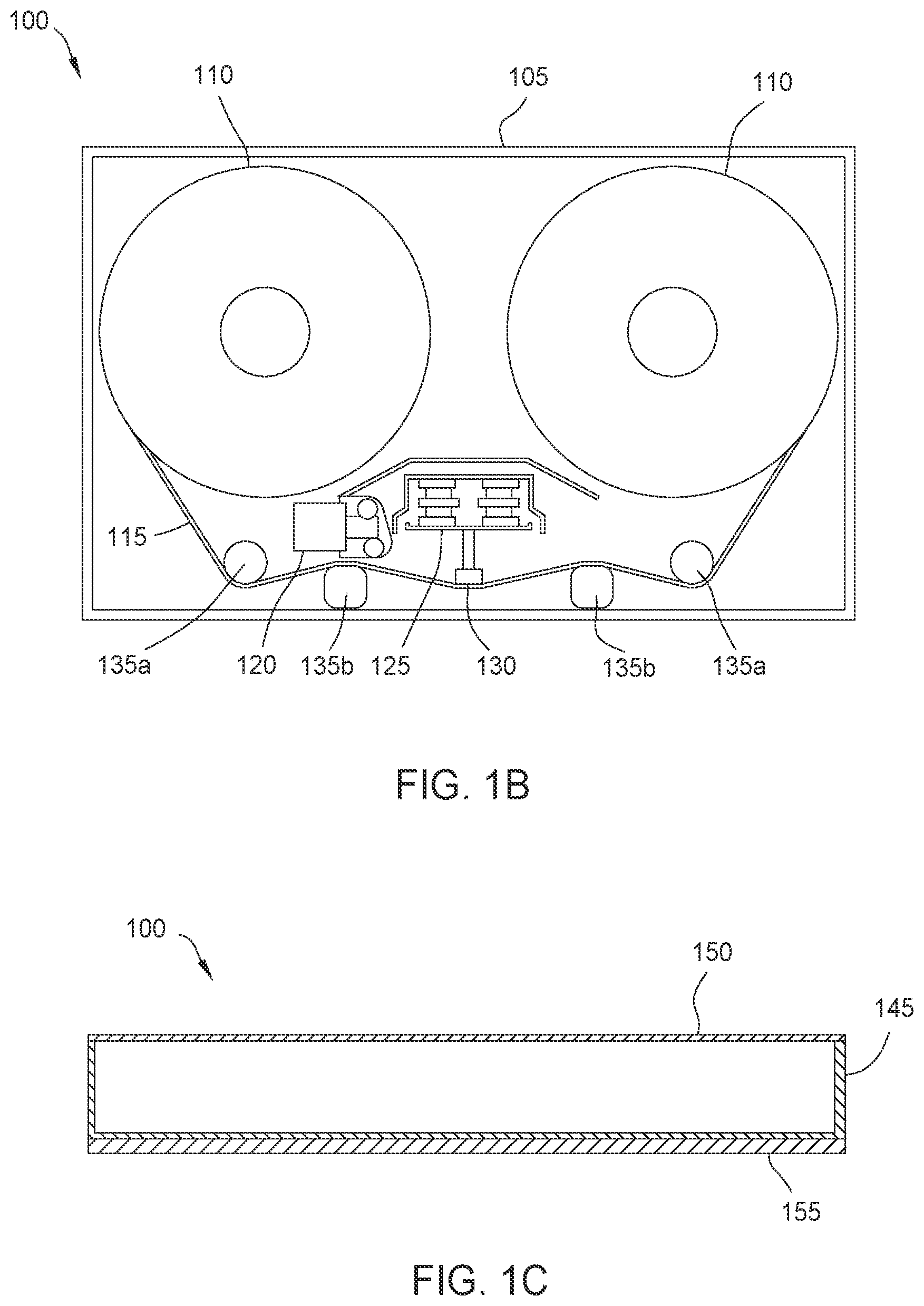 Patent US12322424 Figure 2 – 3-band magnetic recording tape and tape drive