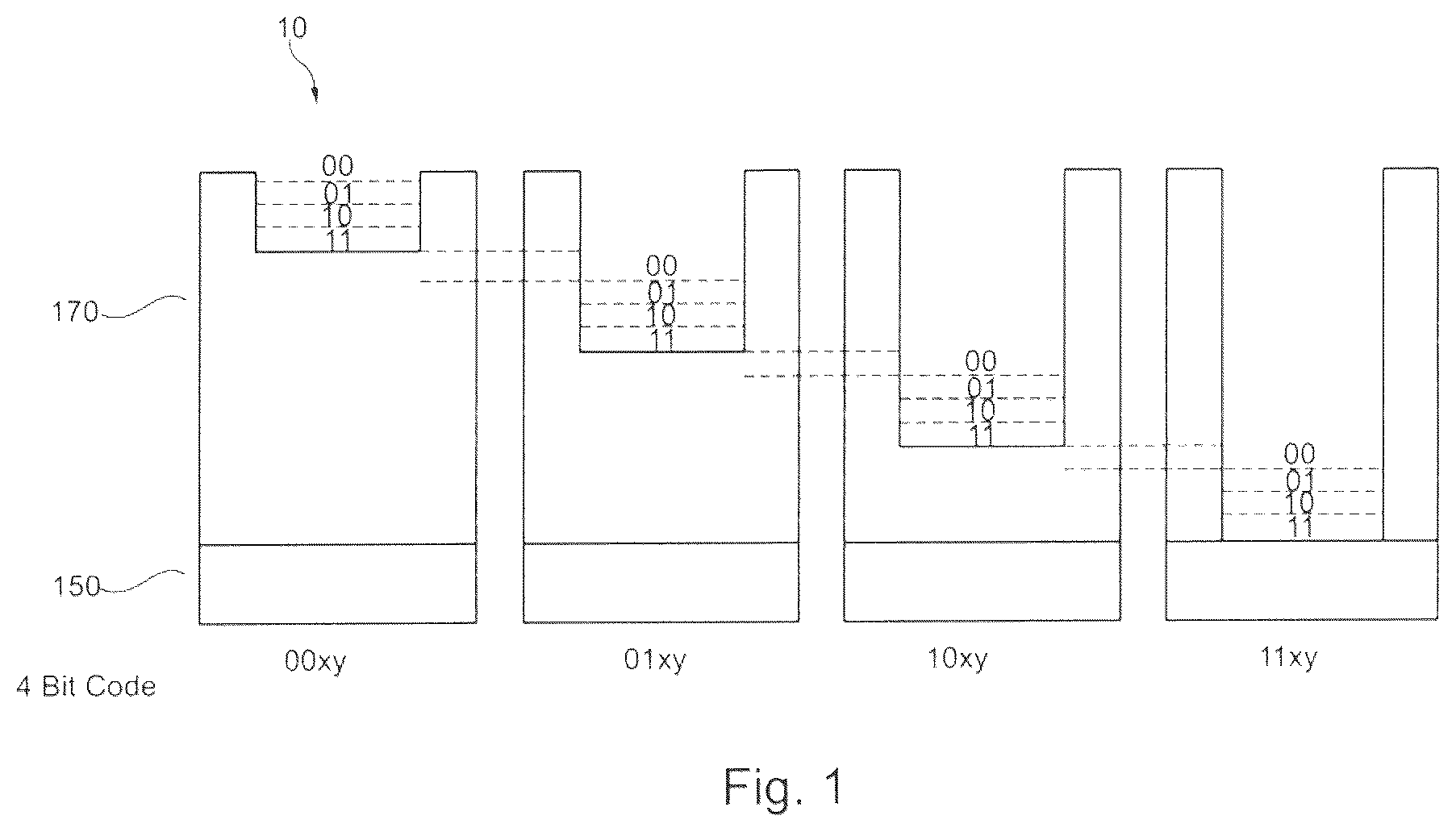 Patent US12322426 Figure 1 – Increased storage capacity for a method for long-term storage of information and storage medium therefor