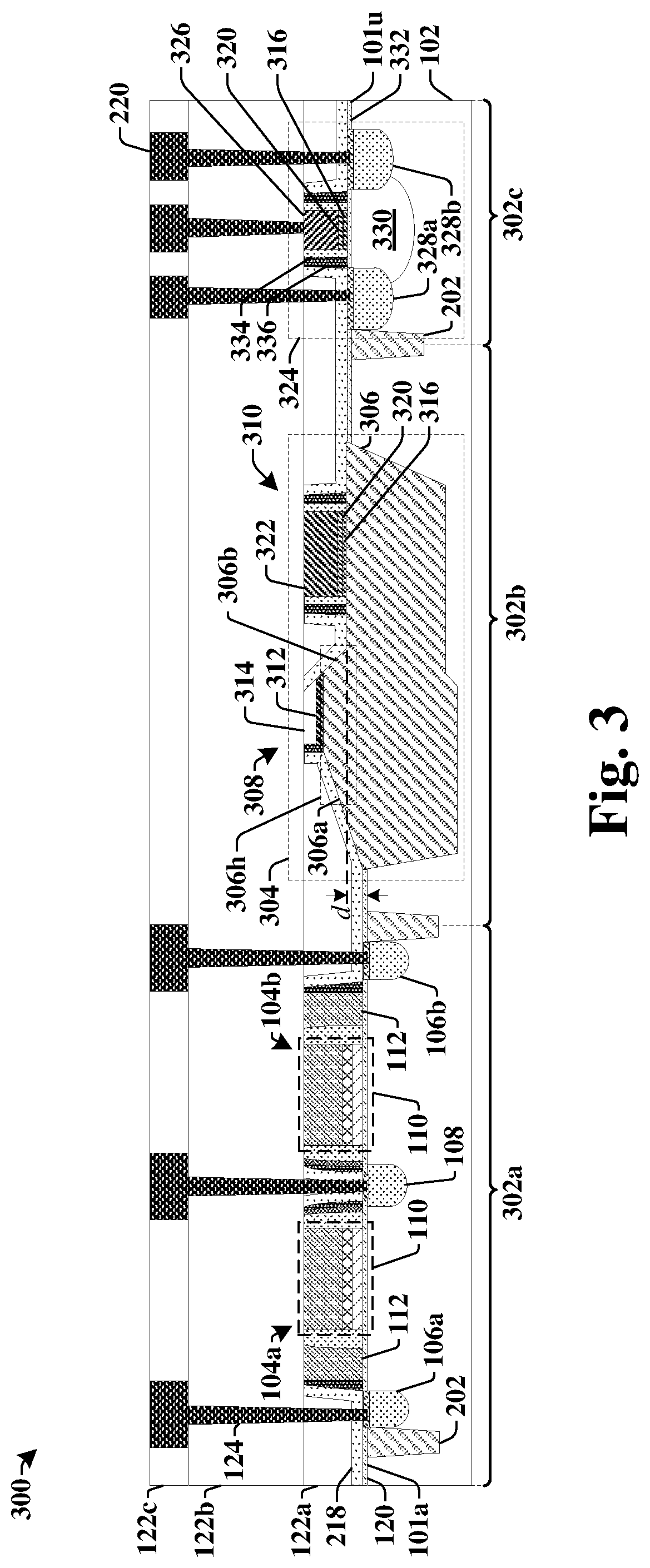 Patent US12322429 Figure 3 – Embedded ferroelectric memory cell