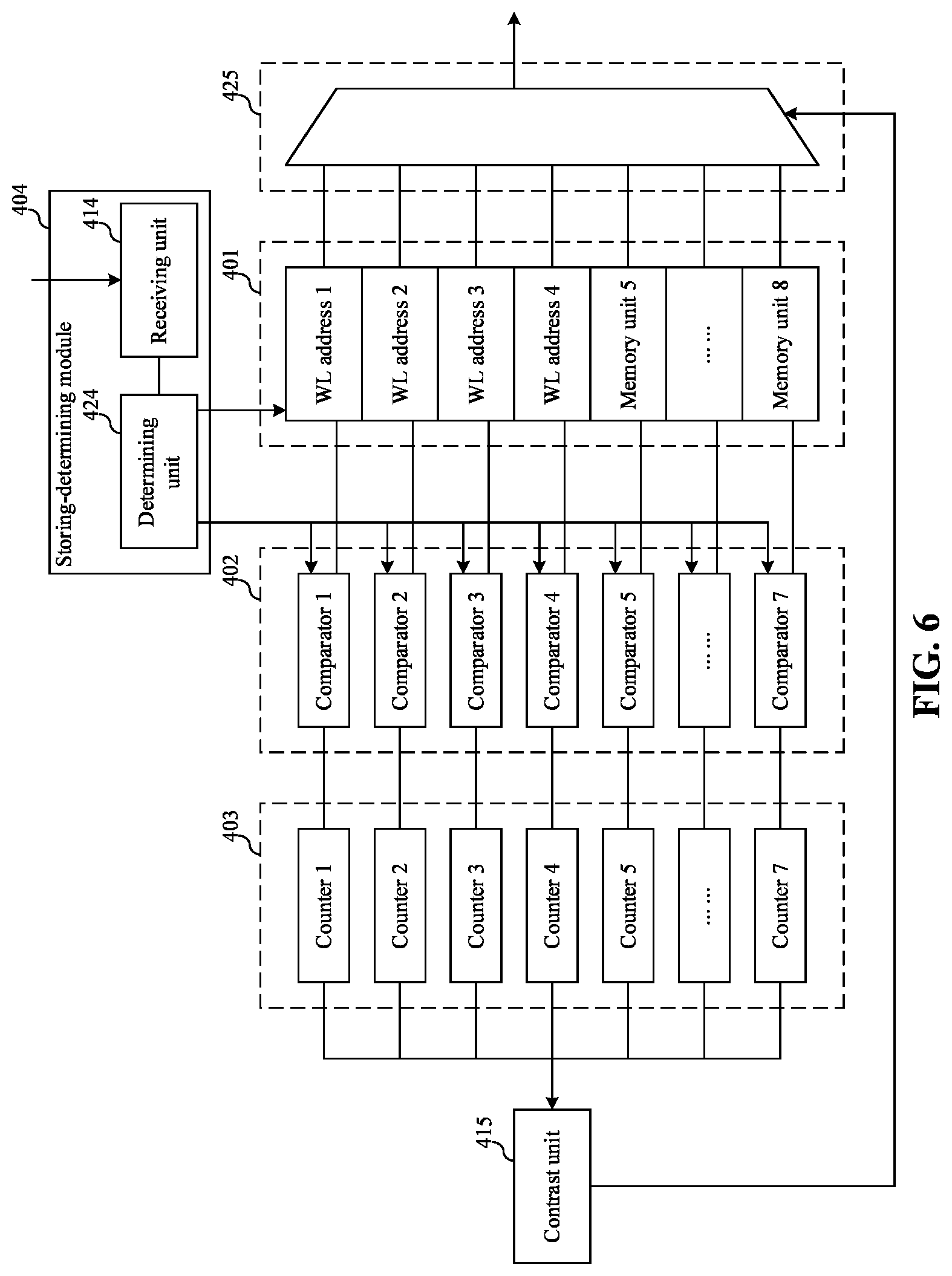 Patent US12322430 Figure 6 – Refresh circuit and memory