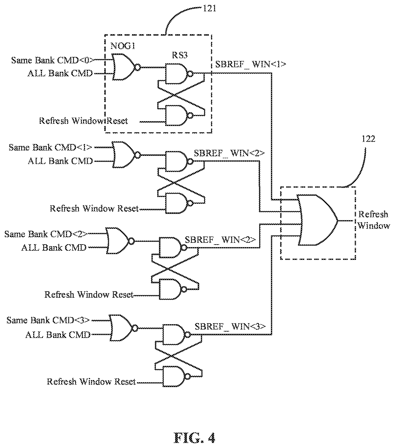 Patent US12322431 Figure 4 – Refresh address generation circuit and method, memory, and electronic device