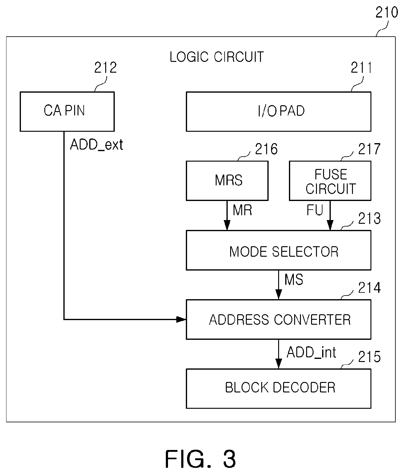 Patent US12322437 Figure 3 – Memory chip and memory system including the same