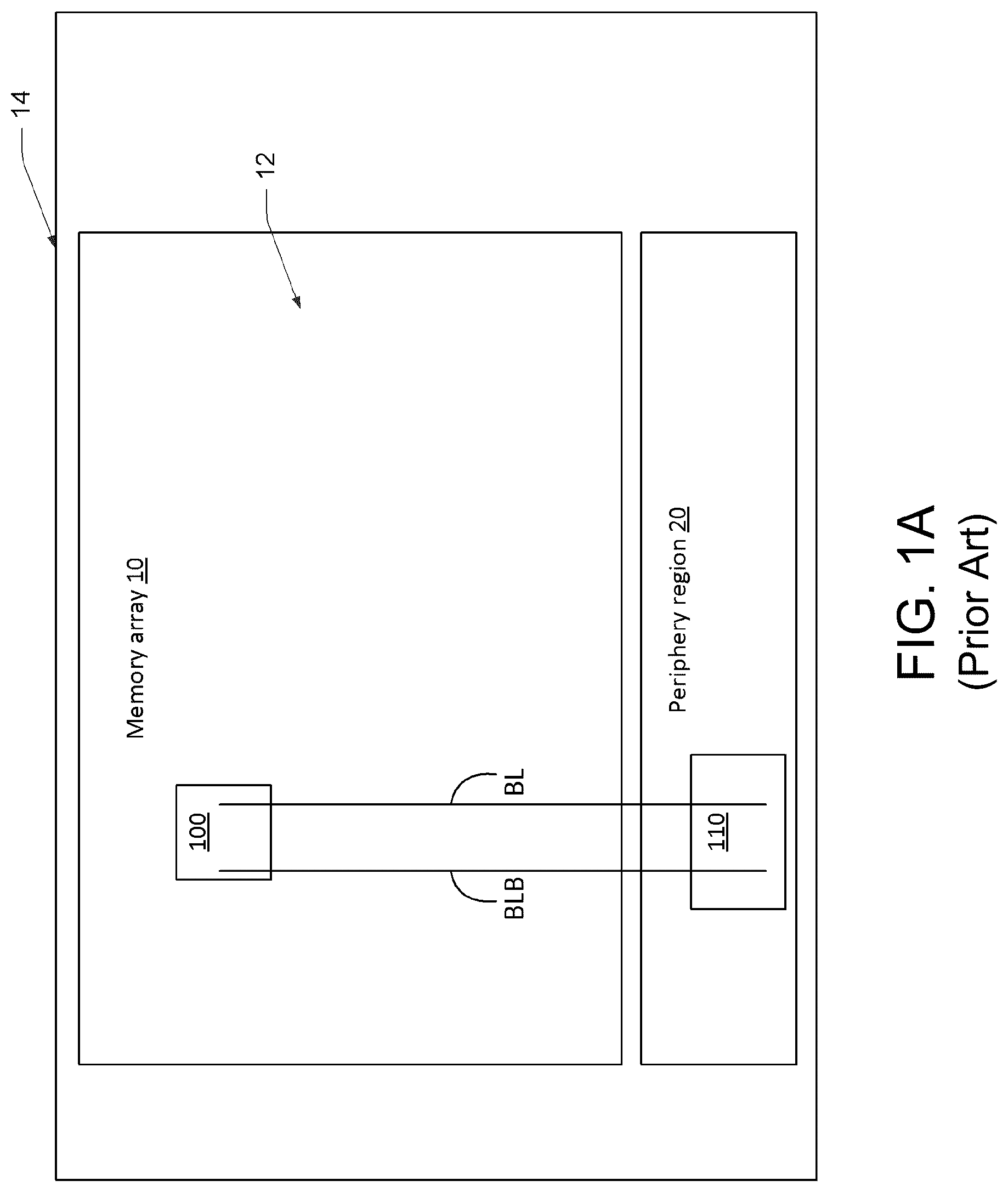 Patent US12322438 Figure 1 – Latch circuit formed by modified memory cells