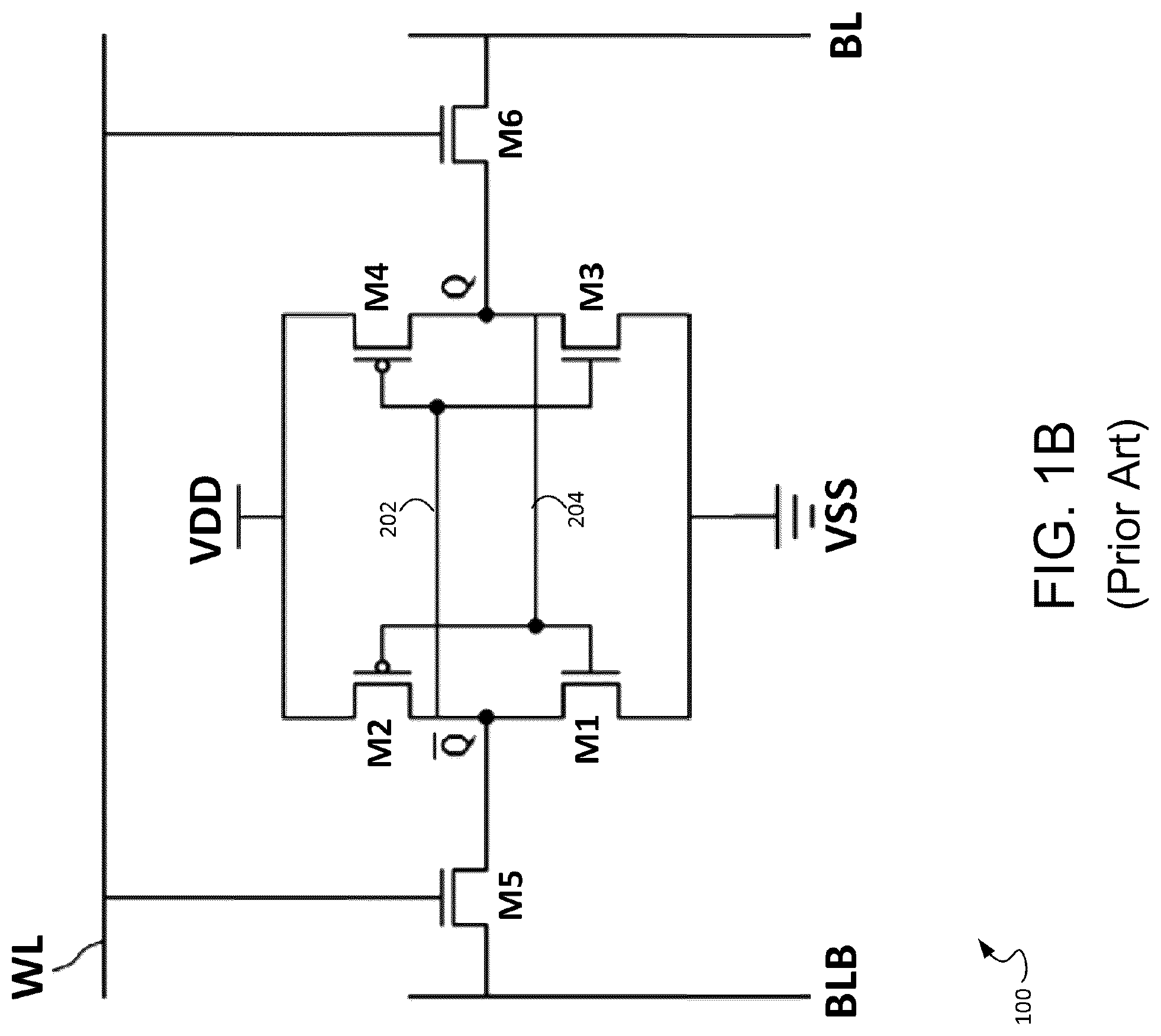 Patent US12322438 Figure 2 – Latch circuit formed by modified memory cells