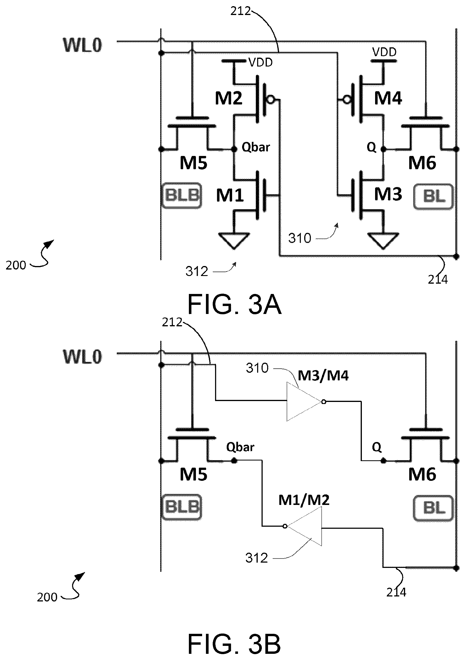 Patent US12322438 Figure 4 – Latch circuit formed by modified memory cells