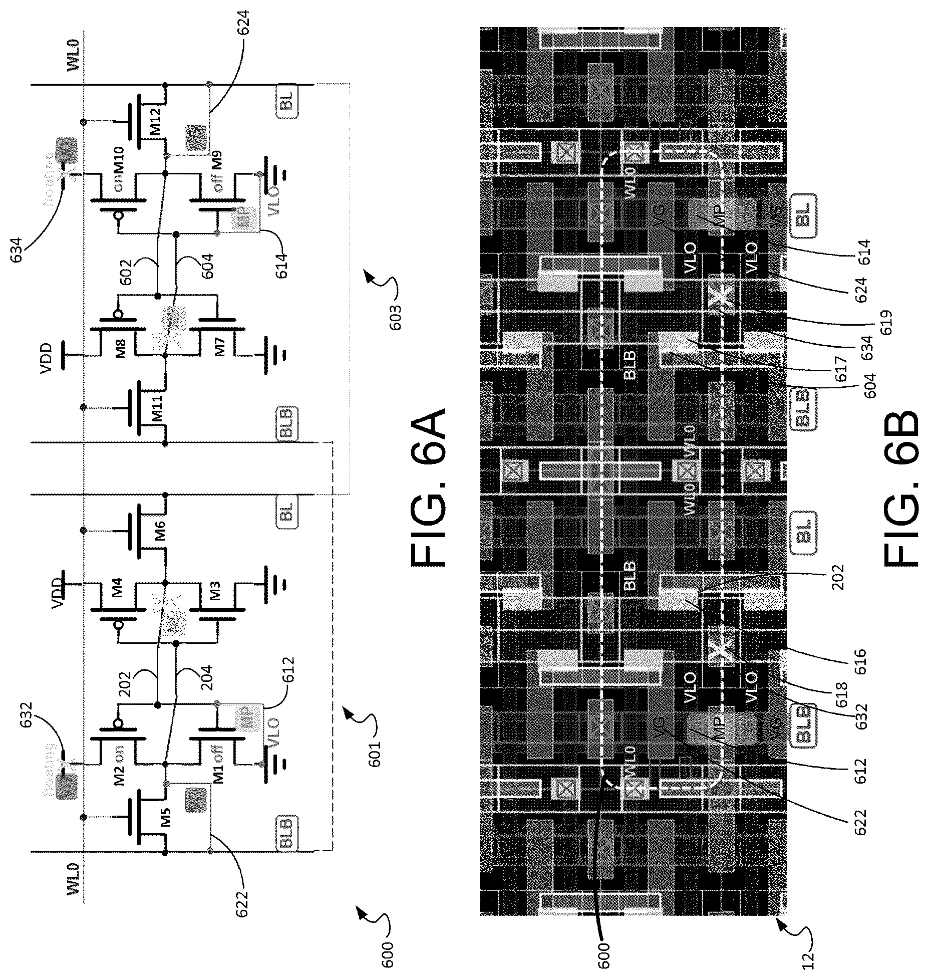 Patent US12322438 Figure 7 – Latch circuit formed by modified memory cells