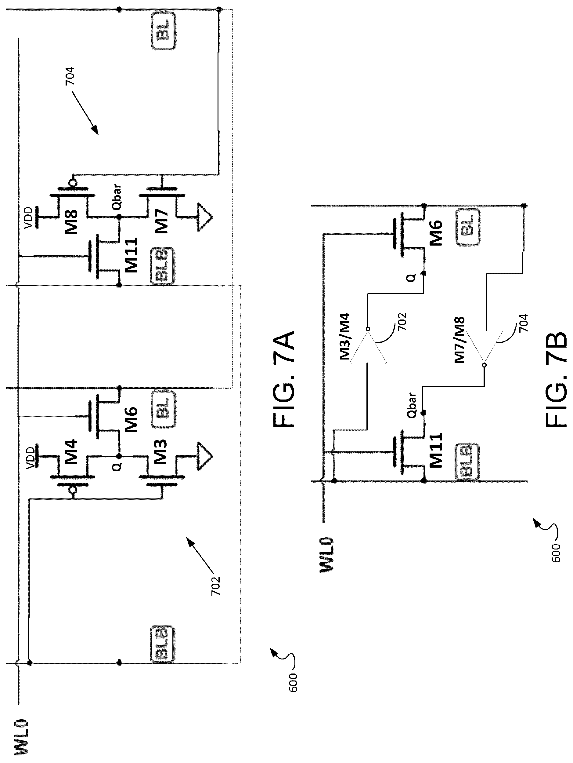 Patent US12322438 Figure 8 – Latch circuit formed by modified memory cells