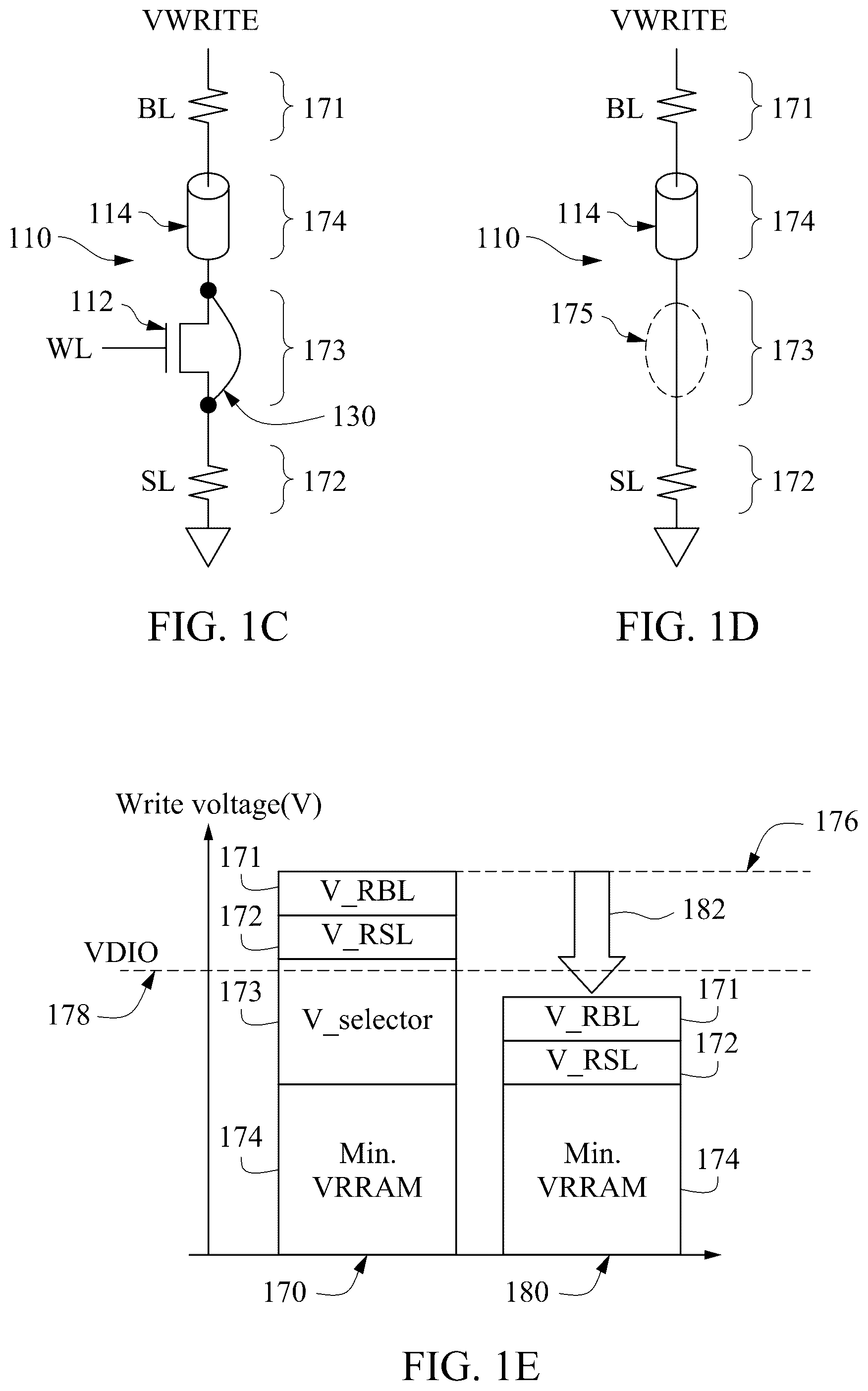 Patent US12322442 Figure 3 – Resistive memory with low voltage operation