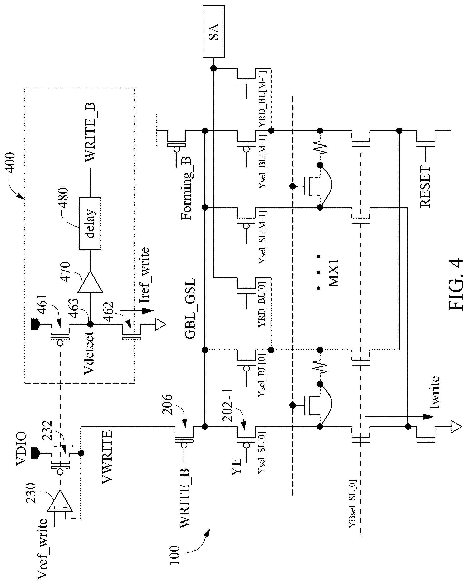 Patent US12322442 Figure 6 – Resistive memory with low voltage operation