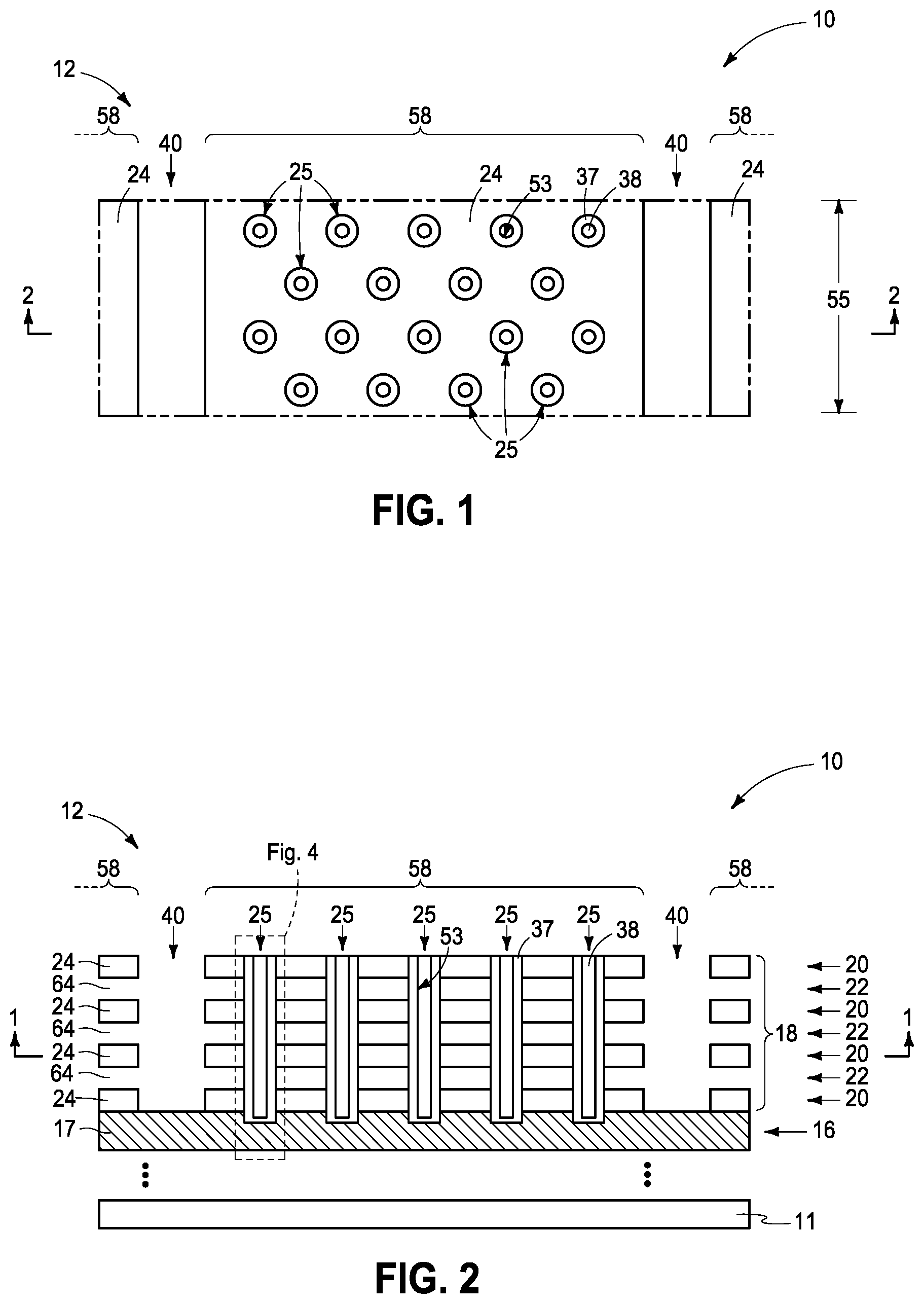 Patent US12322443 Figure 1 – Memory arrays comprising strings of memory cells and methods used in forming a memory array comprising strings of memory cells